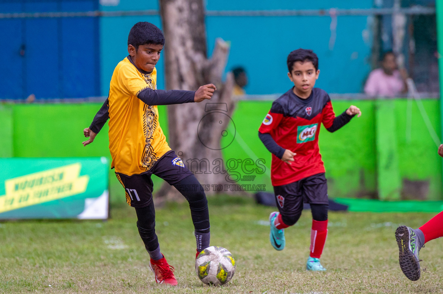 Day 1 of MILO Academy Championship 2024 - U12 was held at Henveiru Grounds in Male', Maldives on Thursday, 4th July 2024. Photos: Shuu Abdul Sattar / images.mv