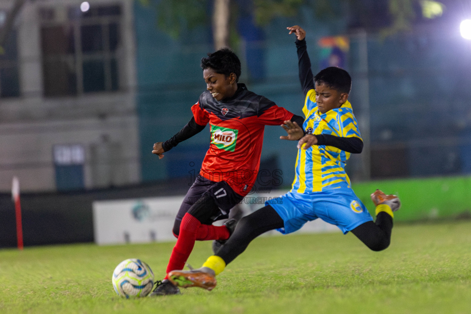 TC vs Valencia  (U12) in Day 5 of Dhivehi Youth League 2024 held at Henveiru Stadium on Friday 29th November 2024. Photos: Shuu Abdul Sattar/ Images.mv