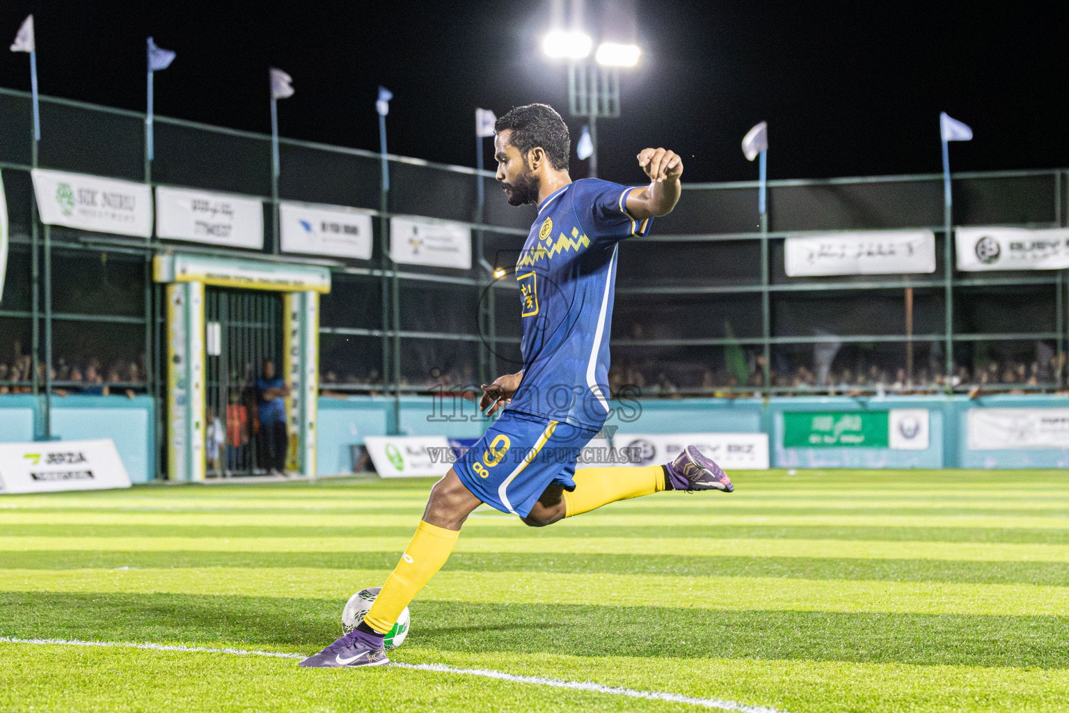 J Kovi Goani vs Fools SC in Day 2 of Laamehi Dhiggaru Ekuveri Futsal Challenge 2025 was held on Friday, 25th July 2025, at Dhiggaru Futsal Ground, Dhiggaru, Maldives Photos: Areef Adam / images.mv