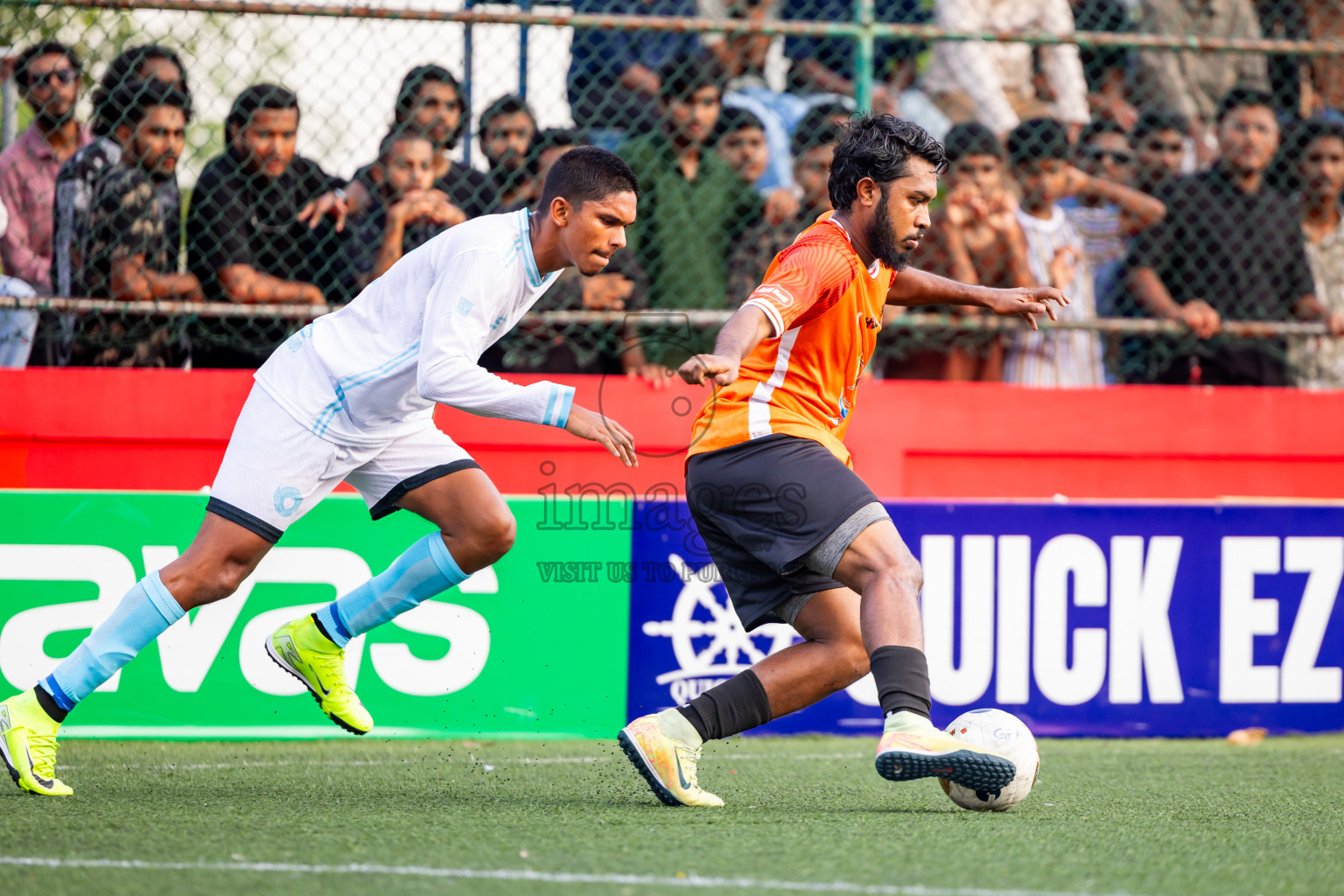 Th Kandoodhoo vs Th Hirilandhoo in Day 14 of Golden Futsal Challenge 2025 was held on Saturday, 18th January 2025, in Hulhumale', Maldives. Photos: Nausham Waheed / images.mv