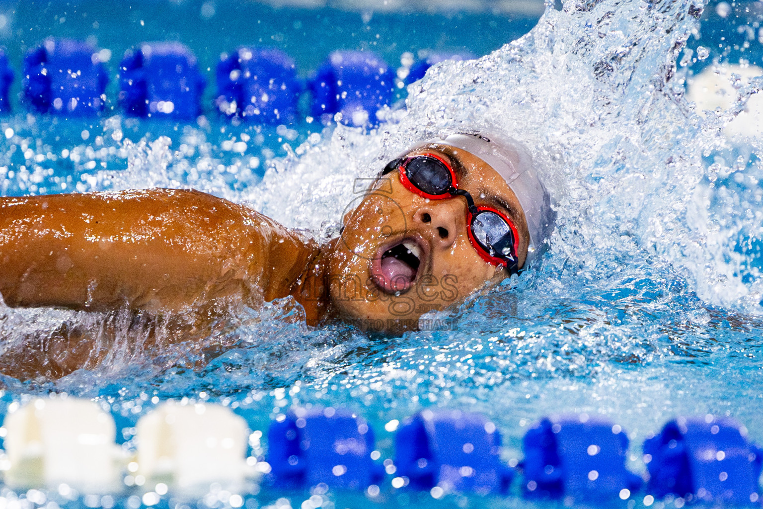 Day 3 of National Swimming Competition 2024 held in Hulhumale', Maldives on Sunday, 15th December 2024. Photos: Nausham Waheed/ images.mv