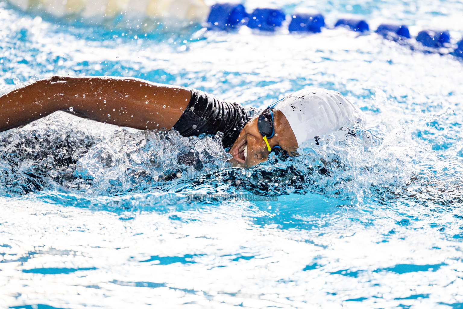 Day 6 of National Swimming Competition 2024 held in Hulhumale', Maldives on Wednesday, 18th December 2024. 
Photos: Hassan Simah / images.mv