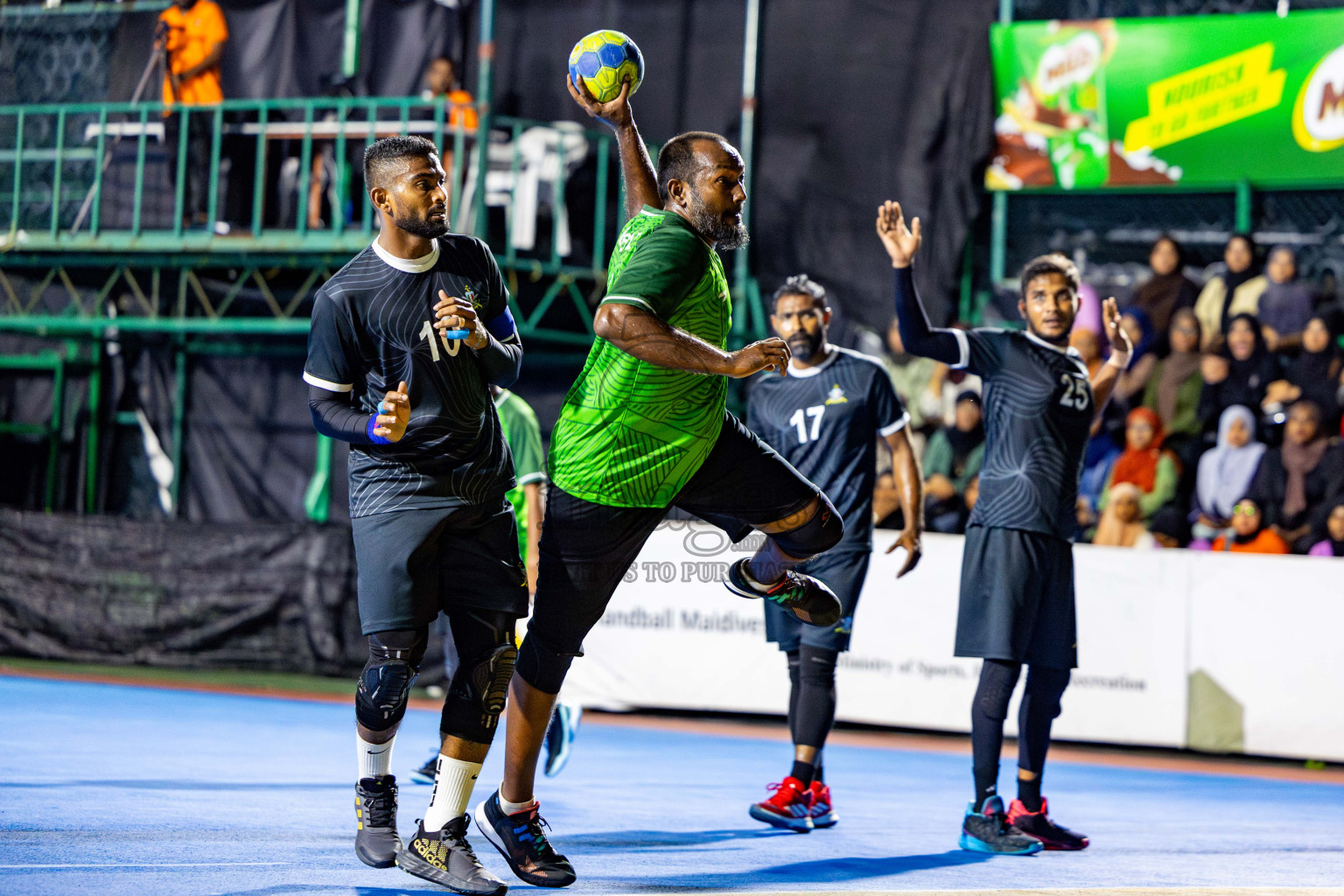 2nd Division Final of 8th Inter-Office/Company Handball Tournament 2024, held in Handball ground, Male', Maldives on Tuesday, 17th September 2024 Photos: Nausham Waheed/ Images.mv