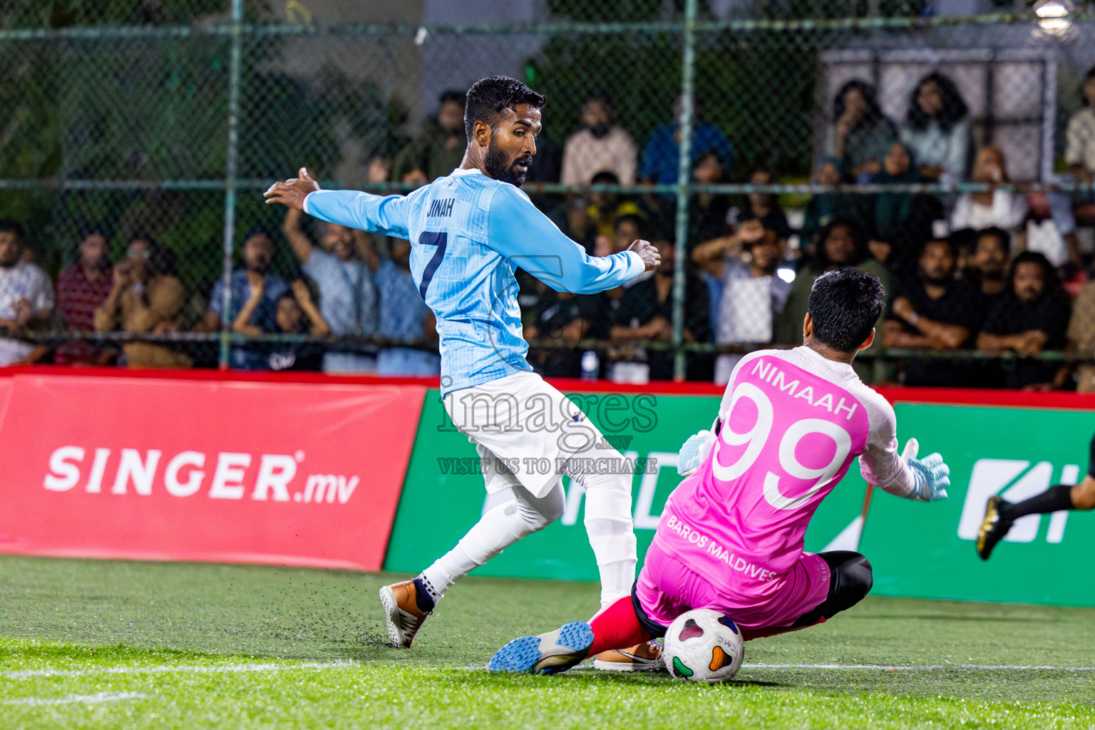 MACL vs BAROS MALDIVES in Club Maldives Cup 2024 held in Rehendi Futsal Ground, Hulhumale', Maldives on Tuesday, 1st October 2024. Photos: Nausham Waheed / images.mv