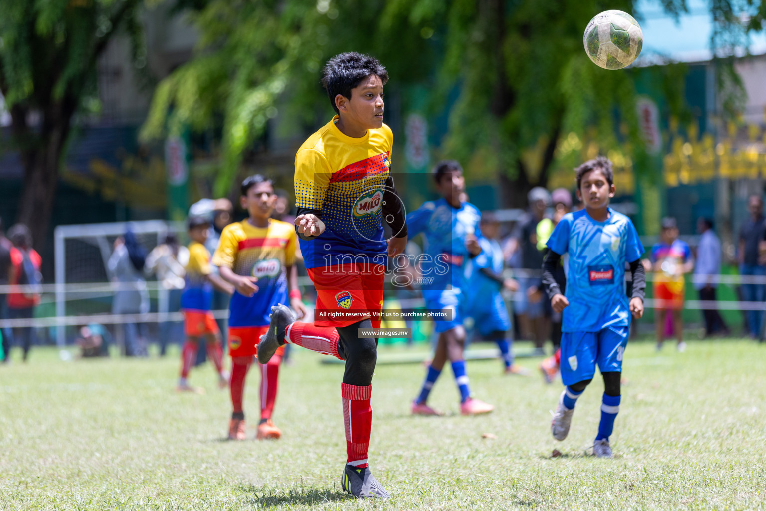 Day 2 of MILO Academy Championship 2023 (U12) was held in Henveiru Football Grounds, Male', Maldives, on Saturday, 19th August 2023. Photos: Shuu Abdul Sattar  / images.mv