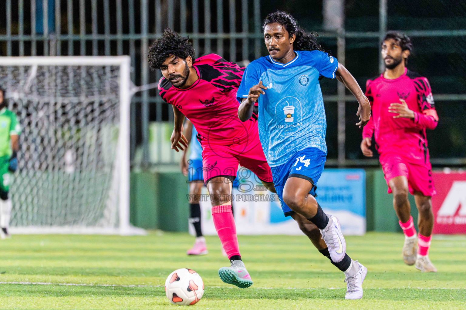 Goalhians VS Foemathi in Day 4 - Fonadhoo Youth Futsal Challenge 2025 held in Fonadhoo Futsal Stadium, L. Fonadhoo, Maldives on Wednesday, 29th October 2025 Photos: Arif Rasheed / images.mv