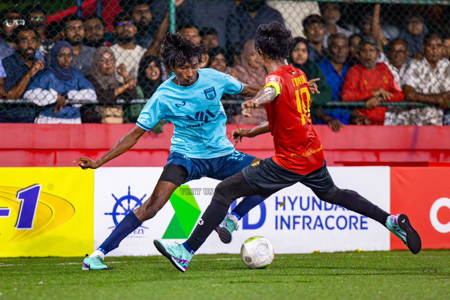 HDh Naivaadhoo vs HA Dhidhoo on Day 35 of Golden Futsal Challenge 2024 was held on Tuesday, 20th February 2024, in Hulhumale', Maldives
Photos: Mohamed Mahfooz Moosa, / images.mv