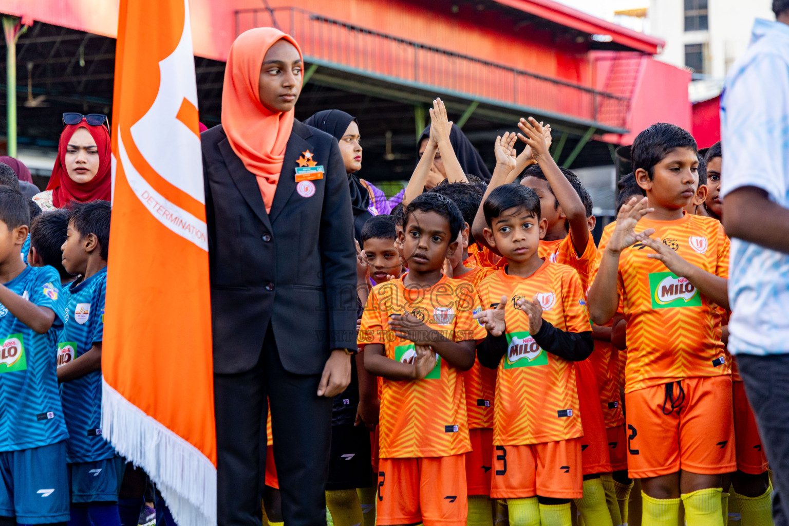 Day 2 of MILO Kids Football Fiesta was held at National Stadium in Male', Maldives on Saturday, 24th February 2024.