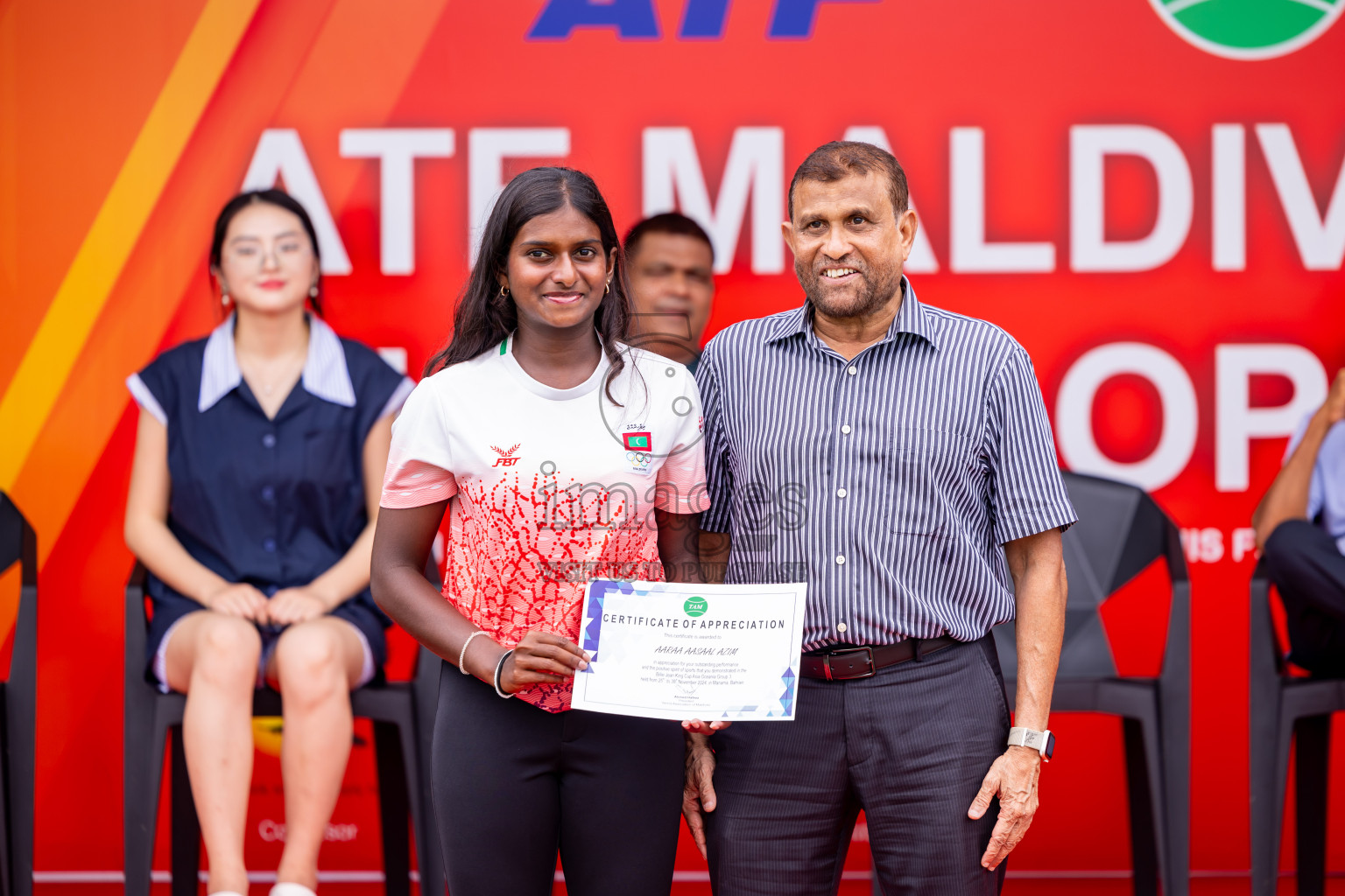 Finals of ATF Maldives Junior Open Tennis was held in Male' Tennis Court, Male', Maldives on Saturday, 21st December 2024. Photos: Nausham Waheed/ images.mv