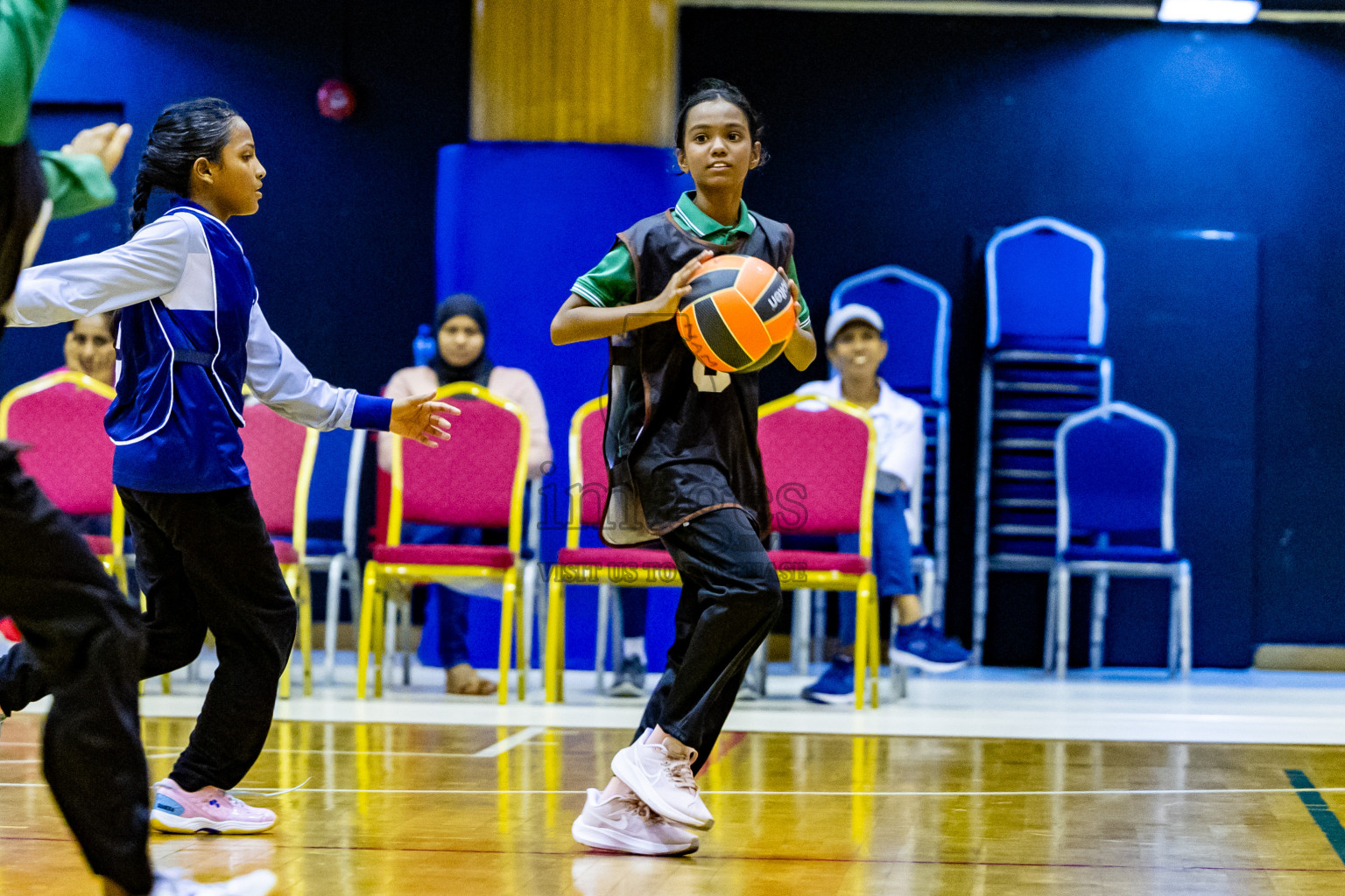 Day 3 of 25th Inter-School Netball Tournament was held in Social Center at Male', Maldives on Sunday, 11th August 2024. Photos: Nausham Waheed / images.mv