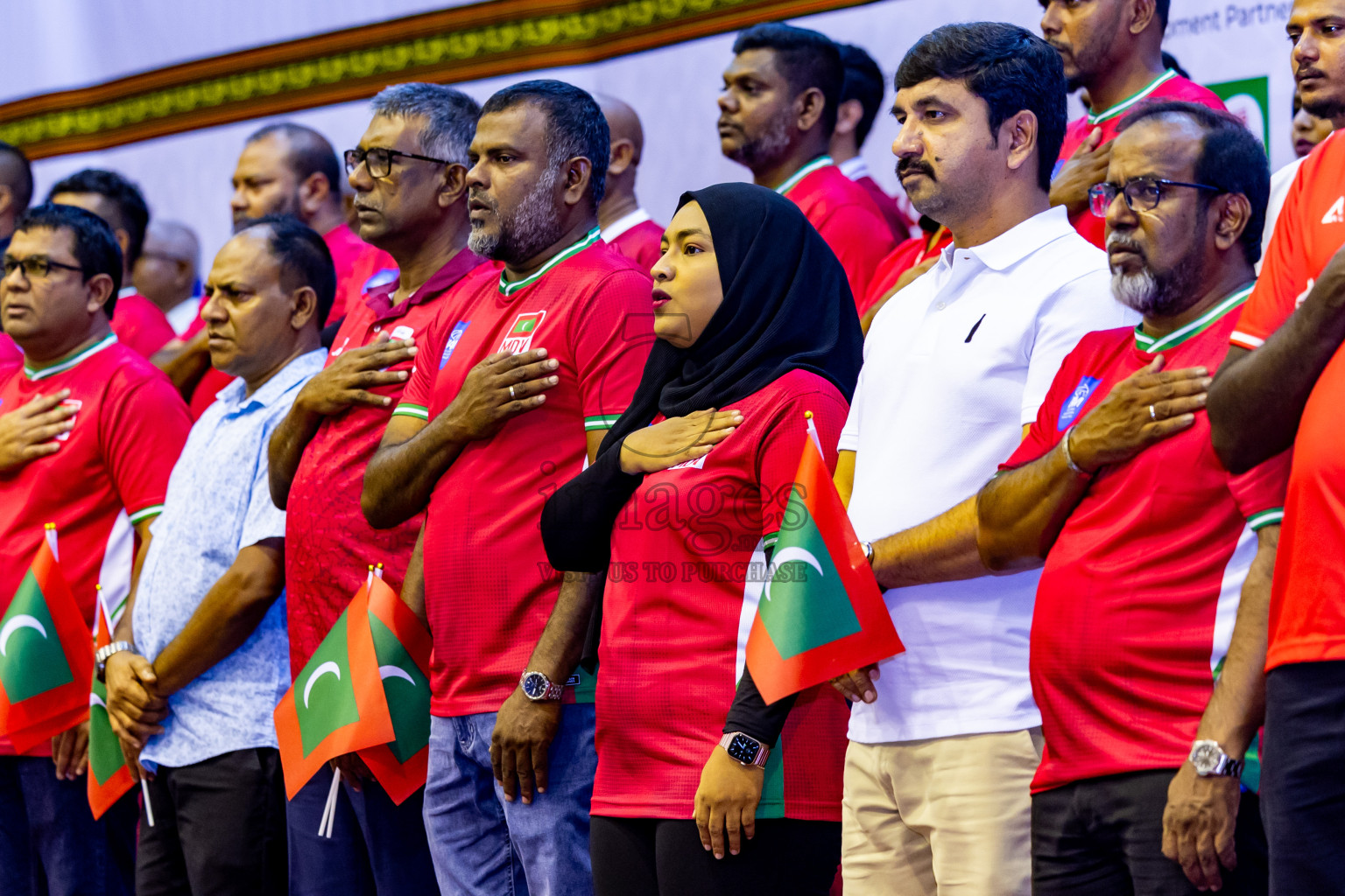 Final of CAVA Woman's Volleyball Challenge Cup 2024 was held in Social Center, Male', Maldives on Wednesday, 11th September 2024. Photos: Nausham Waheed / images.mv