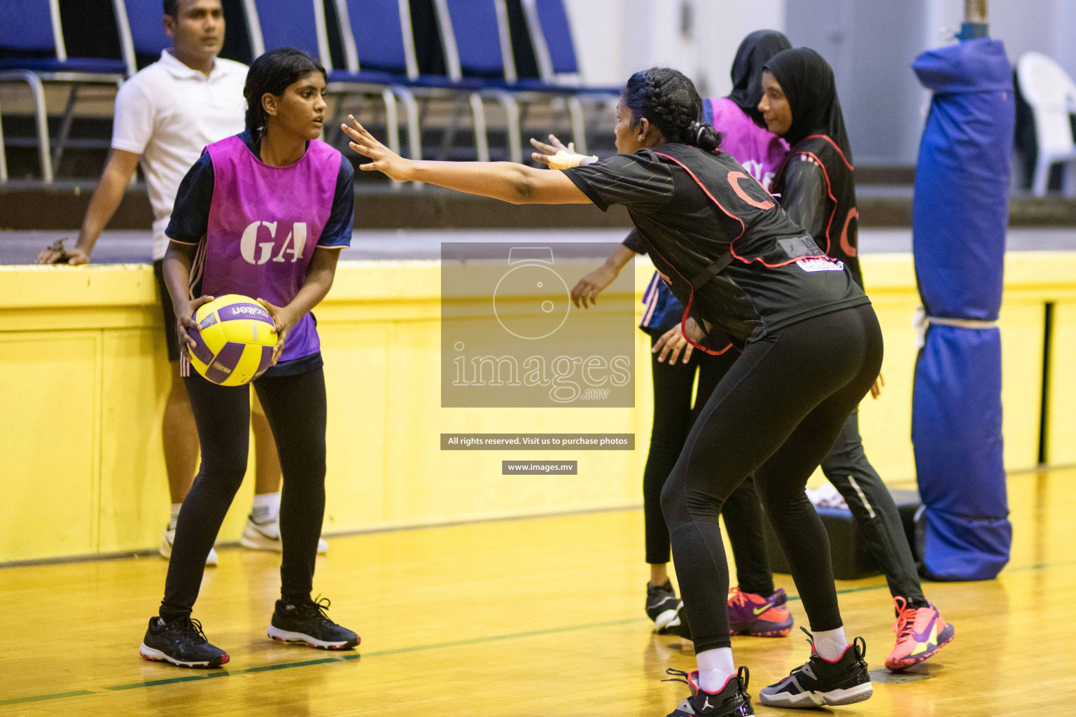 Kulhudhuffushi Youth & R.C vs Shining Star Sports Club in the Semi Finals of Milo National Netball Tournament 2021 held on 3 December 2021 in Male', Maldives, photos by Maanish