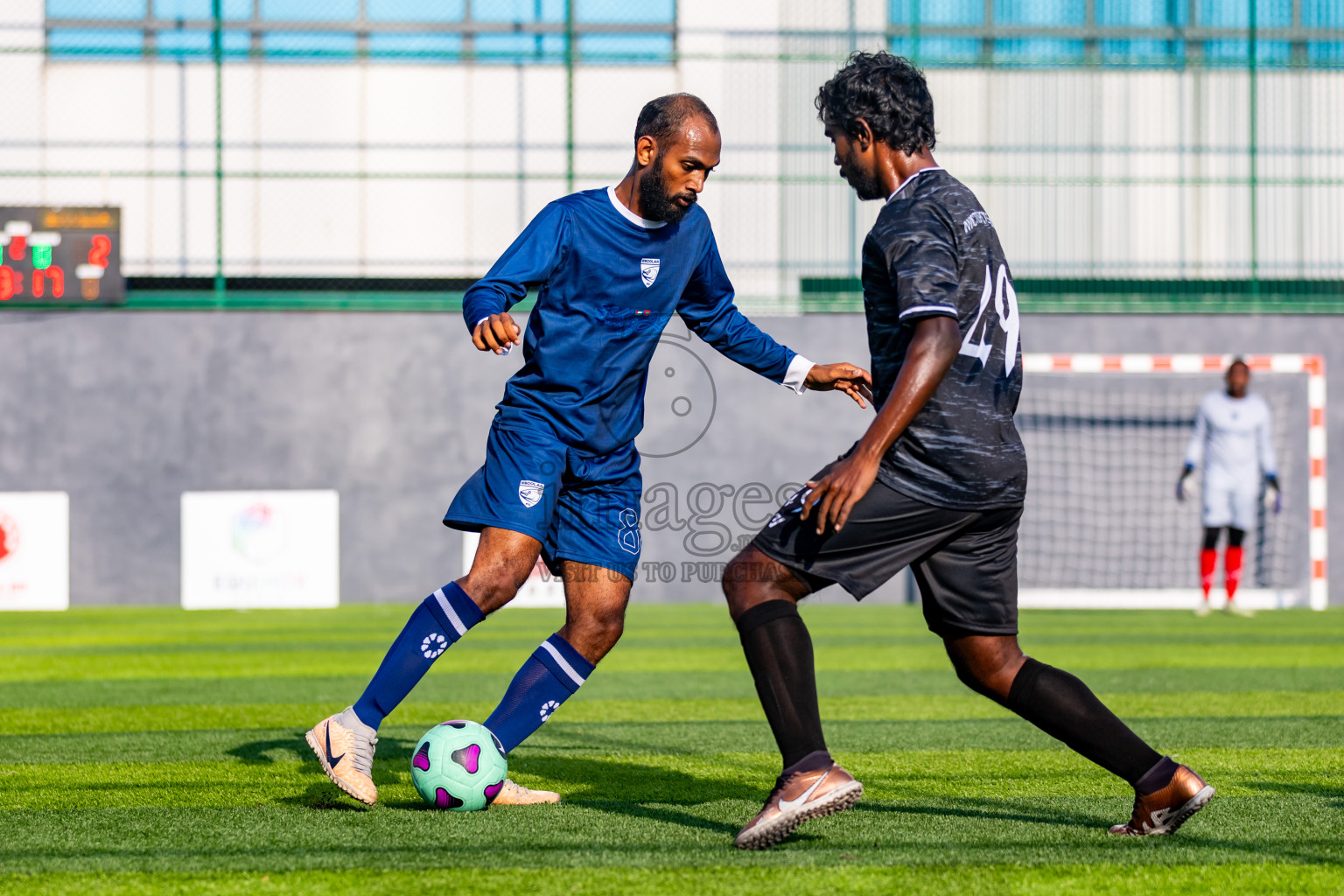 Invicto SC vs Escolar FC in Day 3 of BG Futsal Challenge 2024 was held on Thursday, 14th March 2024, in Male', Maldives Photos: Nausham Waheed / images.mv