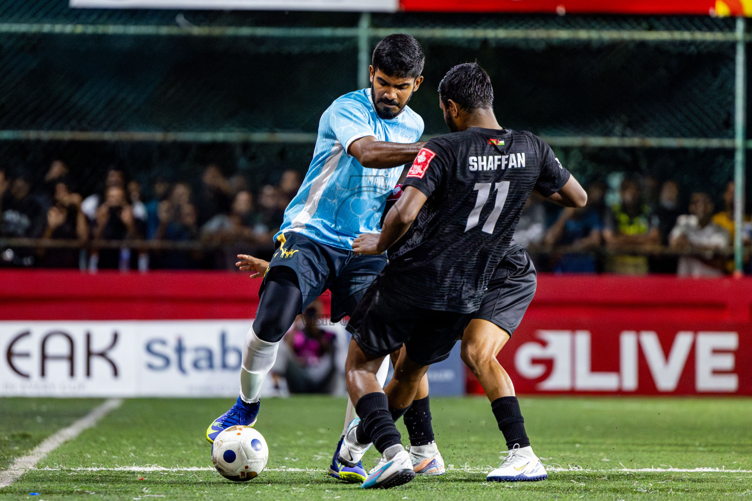 K Maafushi vs K Kaashidhoo in zone round on Day 31 of Golden Futsal Challenge 2025 was held on Tuesday , 4th February 2025, in Hulhumale', Maldives. Photos: Nausham Waheed / images.mv
