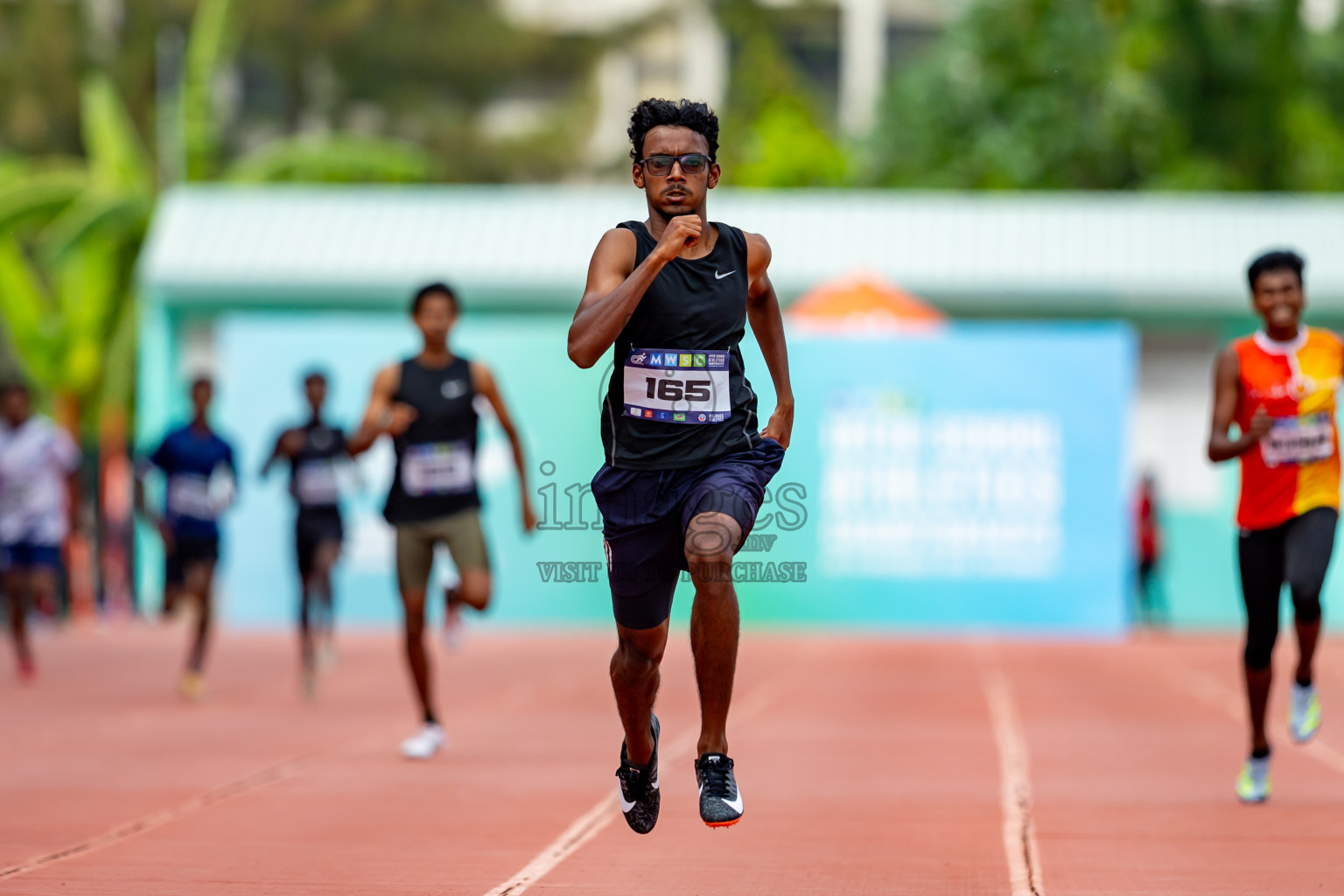 Day 6 of MWSC Interschool Athletics Championships 2024 held in Hulhumale Running Track, Hulhumale, Maldives on Thursday, 14th November 2024. Photos by: Nausham Waheed / Images.mv