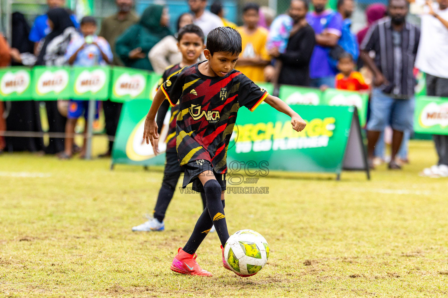 Day 1 of MILO SVAM Juniors 2025 (U-8) was held at Henveiru Stadium in Male', Maldives on Thursday, 26th June 2025. Photos: Mohamed Mahfooz Moosa / images.mv