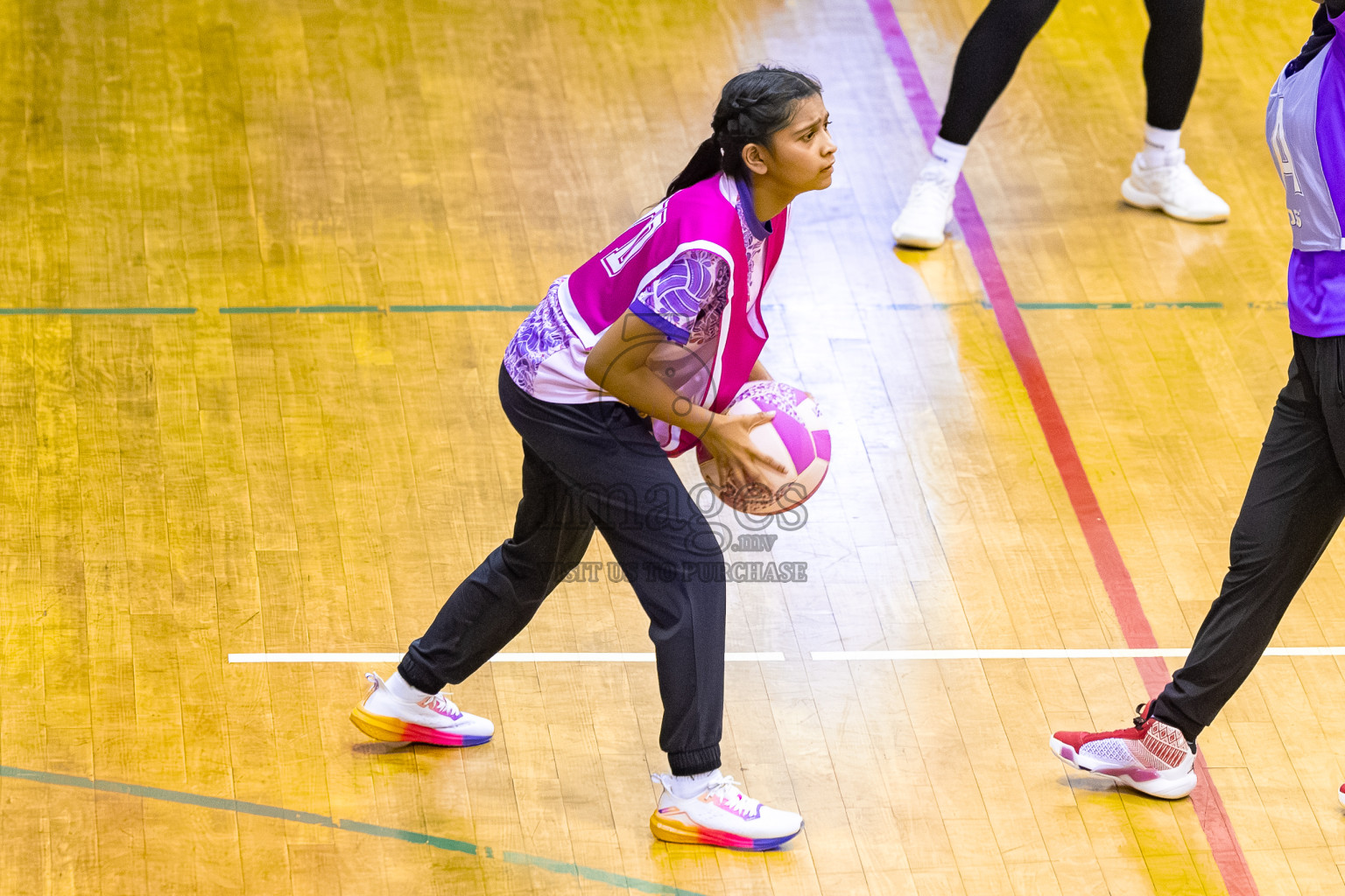 Day 9 of 24th Milo Netball Association Championship was held in Social Center at Male', Maldives on Tuesday, 9th September 2025. Photos: Mohamed Mahfooz Moosa / images.mv