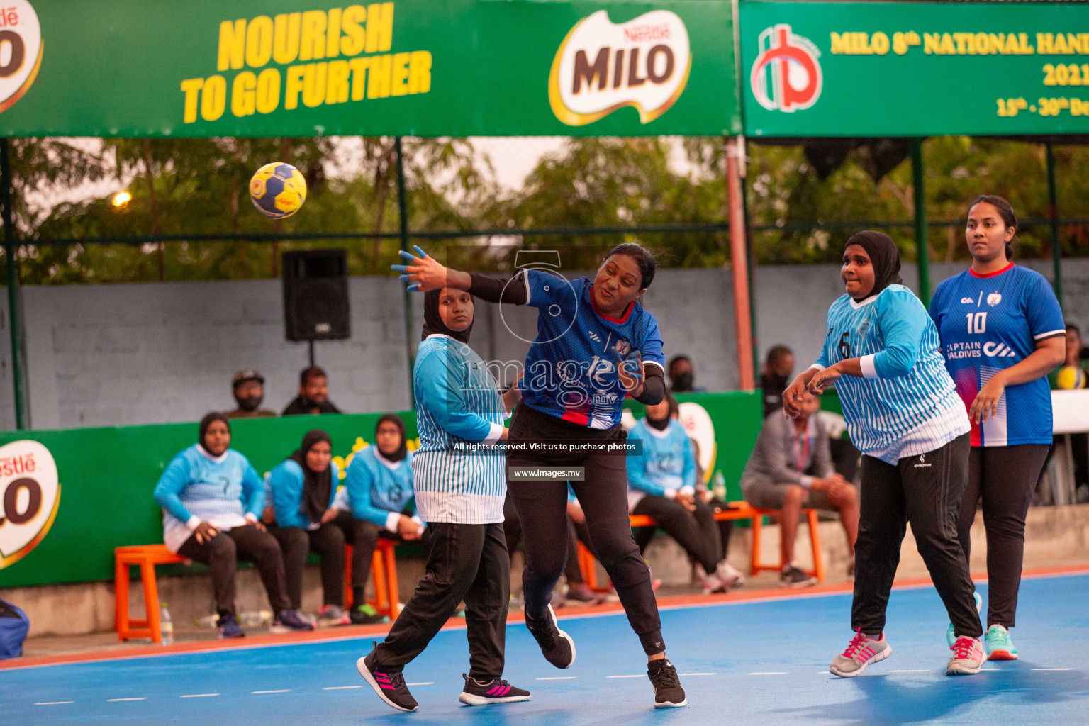 Milo 8th National Handball Tournament Day3, 17th December 2021, at Handball Ground, Male', Maldives. Photos by Shuu Abdul Sattar