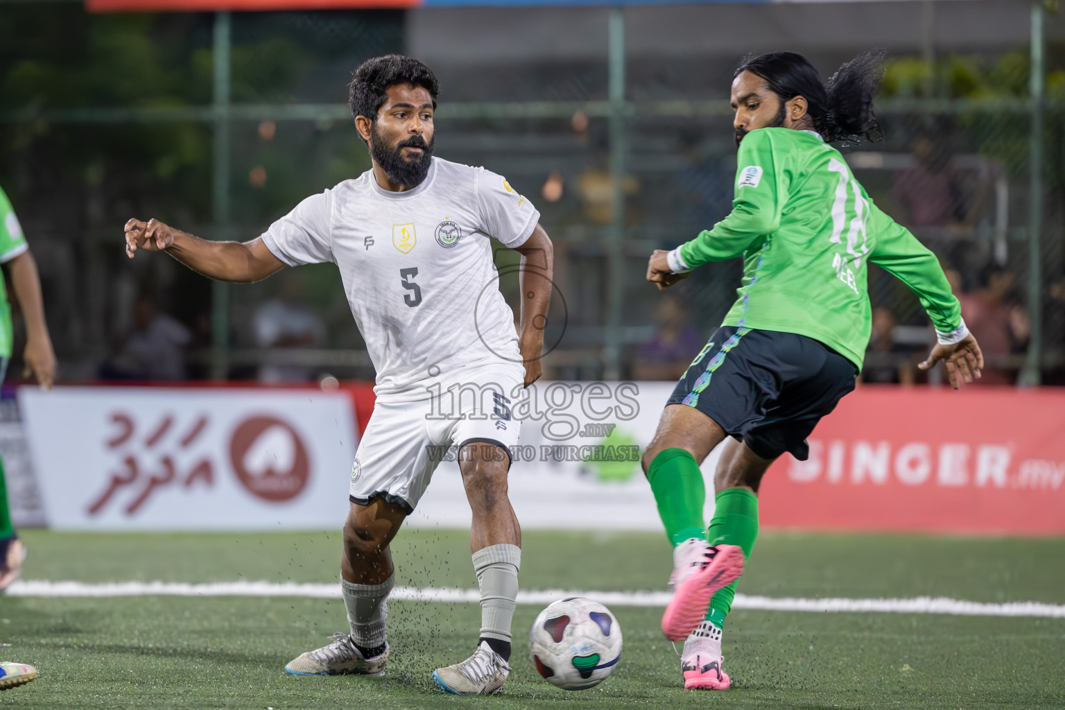 Team DJA vs Male' City Council in Club Maldives Classic 2024 held in Rehendi Futsal Ground, Hulhumale', Maldives on Tuesday, 10th September 2024.
Photos: Ismail Thoriq / images.mv