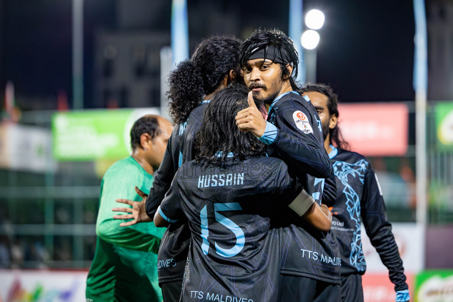 CLUB TTS vs Baros Maldives in Club Maldives Cup 2024 held in Rehendi Futsal Ground, Hulhumale', Maldives on Monday, 23rd September 2024. 
Photos: Hassan Simah / images.mv