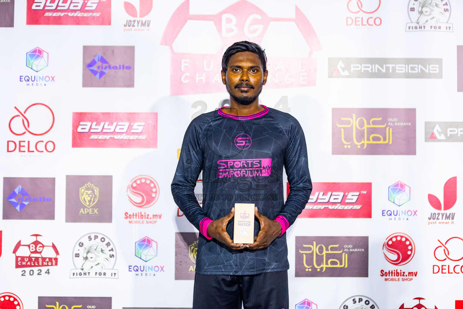 JJ Sports Club vs Club PK in Day 5 of BG Futsal Challenge 2024 was held on Saturday, 16th March 2024, in Male', Maldives Photos: Nausham Waheed / images.mv