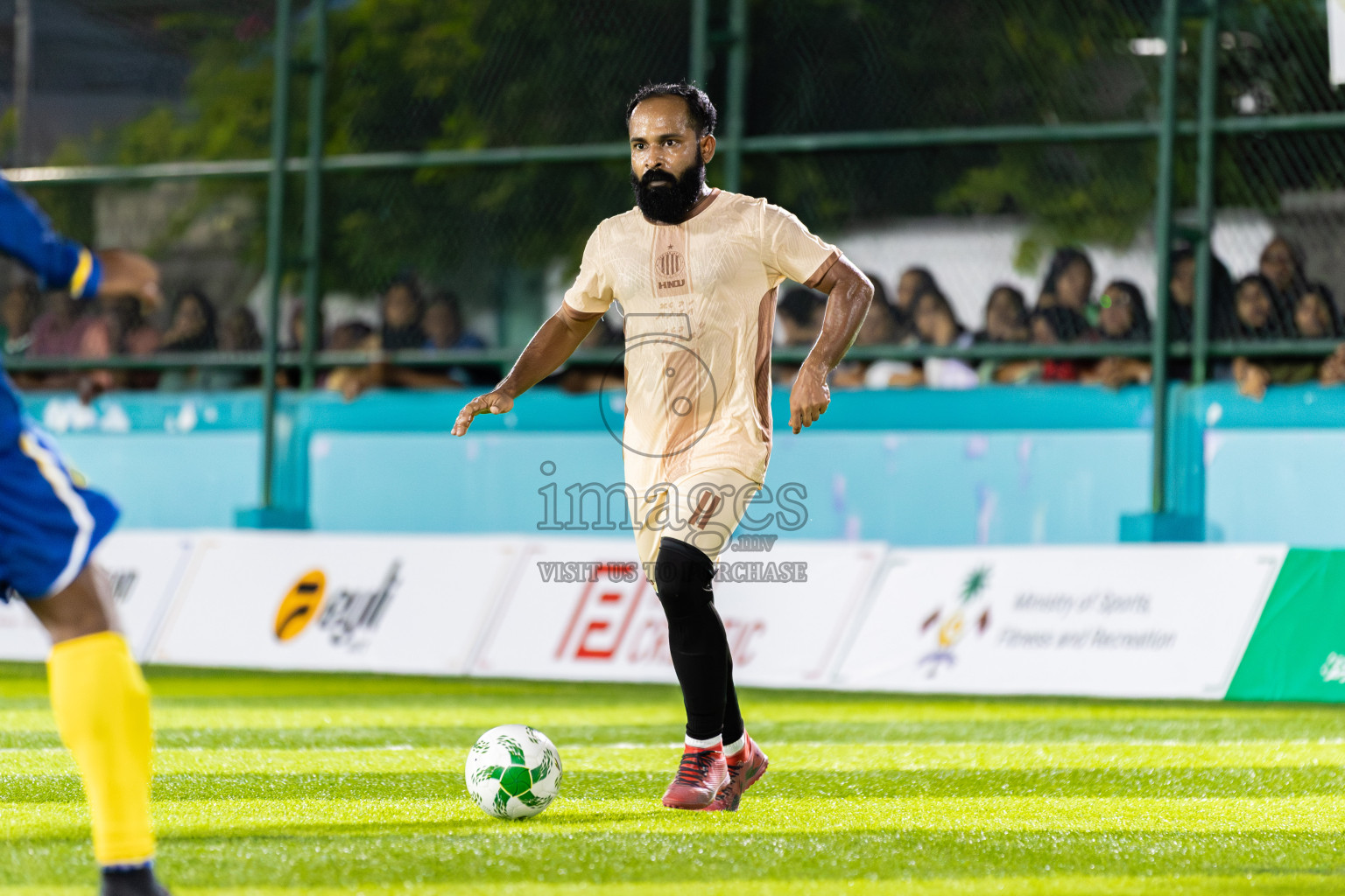 Dee Cee Jay SC vs Fools SC in Semi Finals of Laamehi Dhiggaru Ekuveri Futsal Challenge 2025 was held on Sunday, 27th July 2025, at Dhiggaru Futsal Ground, Dhiggaru, Maldives Photos: Areef Adam / images.mv
