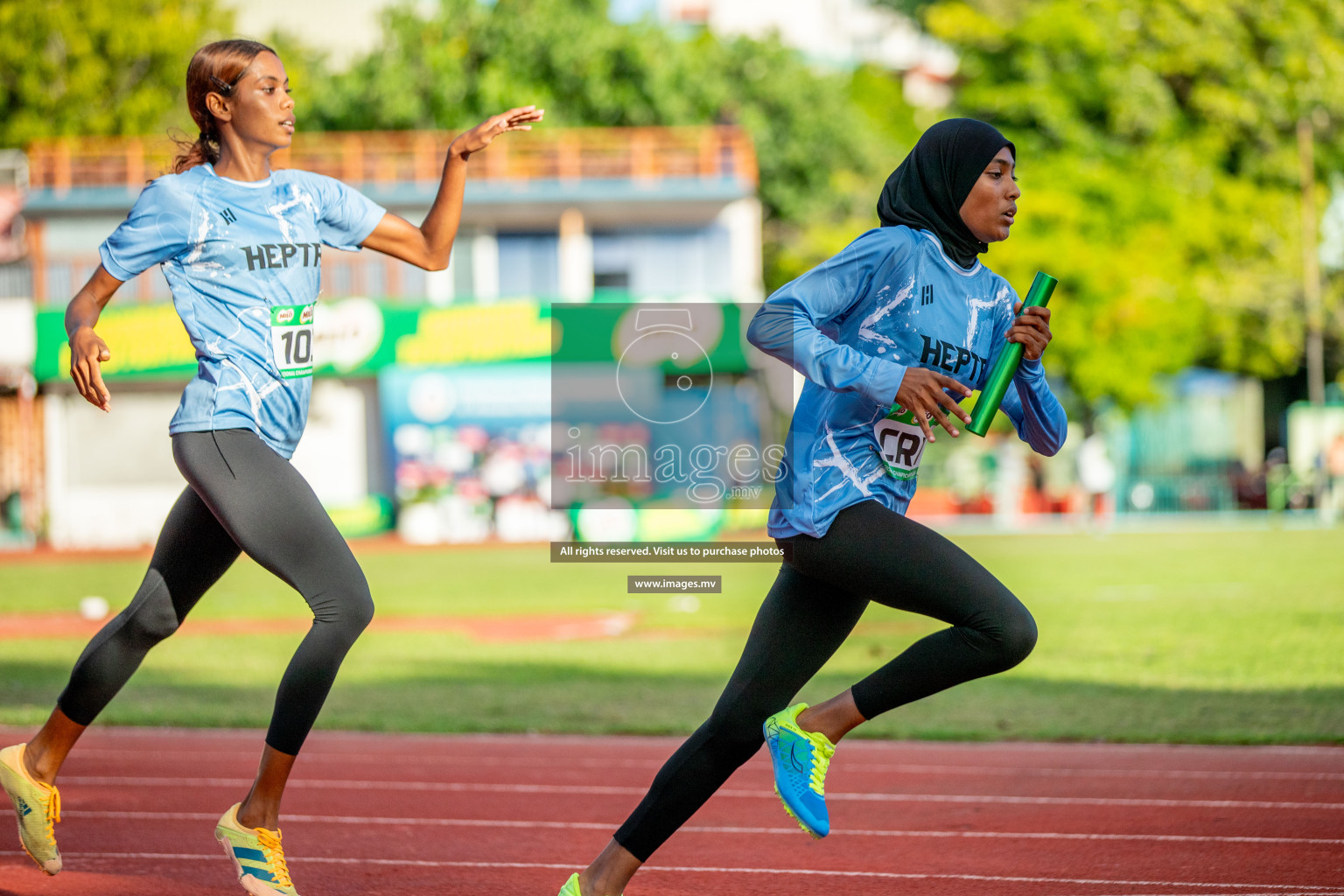 Day 3 of National Athletics Championship 2023 was held in Ekuveni Track at Male', Maldives on Saturday, 25th November 2023. Photos: Hassan Simah / images.mv