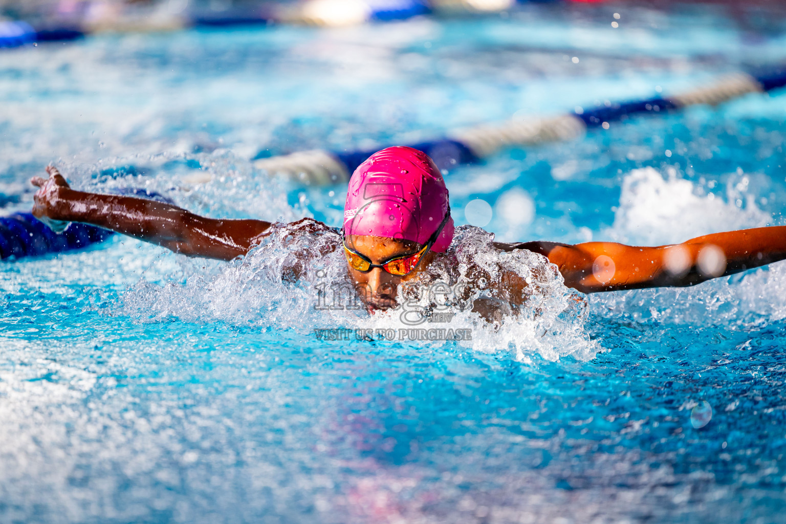 Day 2 of National Swimming Competition 2024 held in Hulhumale', Maldives on Saturday, 14th December 2024. Photos: Nausham Waheed / images.mv