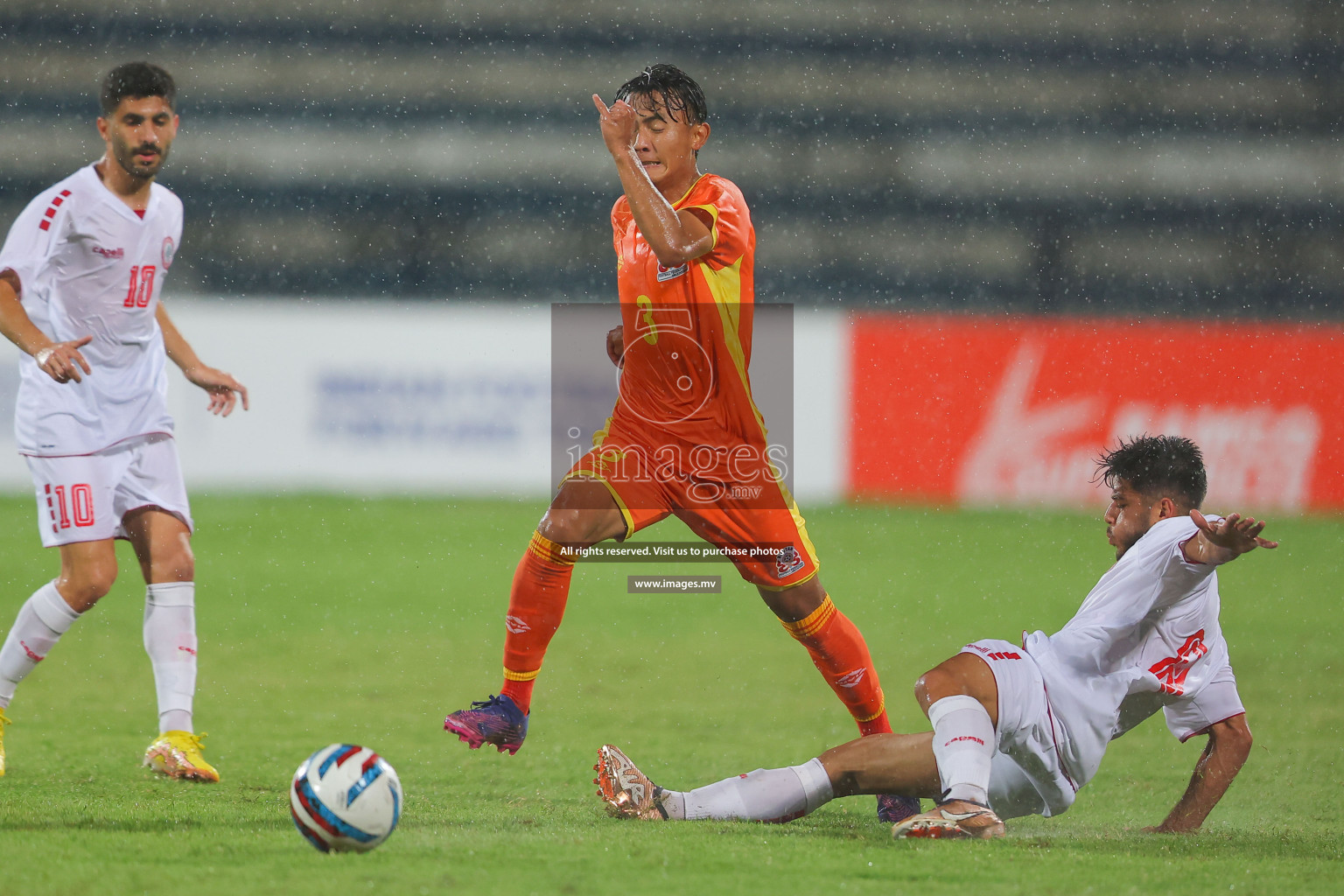 Bhutan vs Lebanon in SAFF Championship 2023 held in Sree Kanteerava Stadium, Bengaluru, India, on Sunday, 25th June 2023. Photos: Nausham Waheed / images.mv