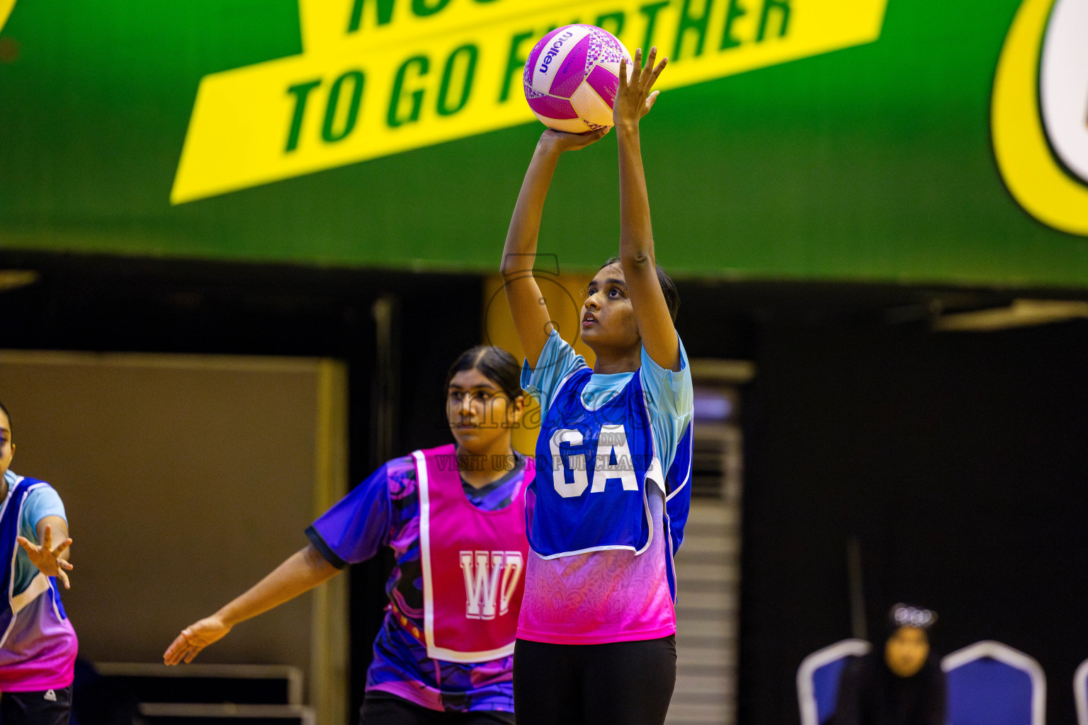 MV Netters Acadamy vs N Sports Academy in Day 2 of 3rd Junior Championship - Netball association of Maldives, held at Social Center on Monday 20th January 2025 . Photos by Nausham Waheed