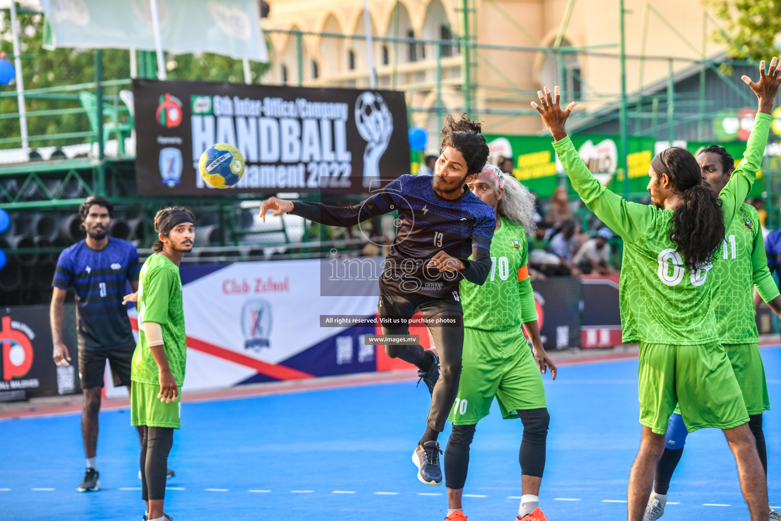 Day 11 of Milo 6th Inter Office Handball Tournament 2022 - Photos by Nausham Waheed