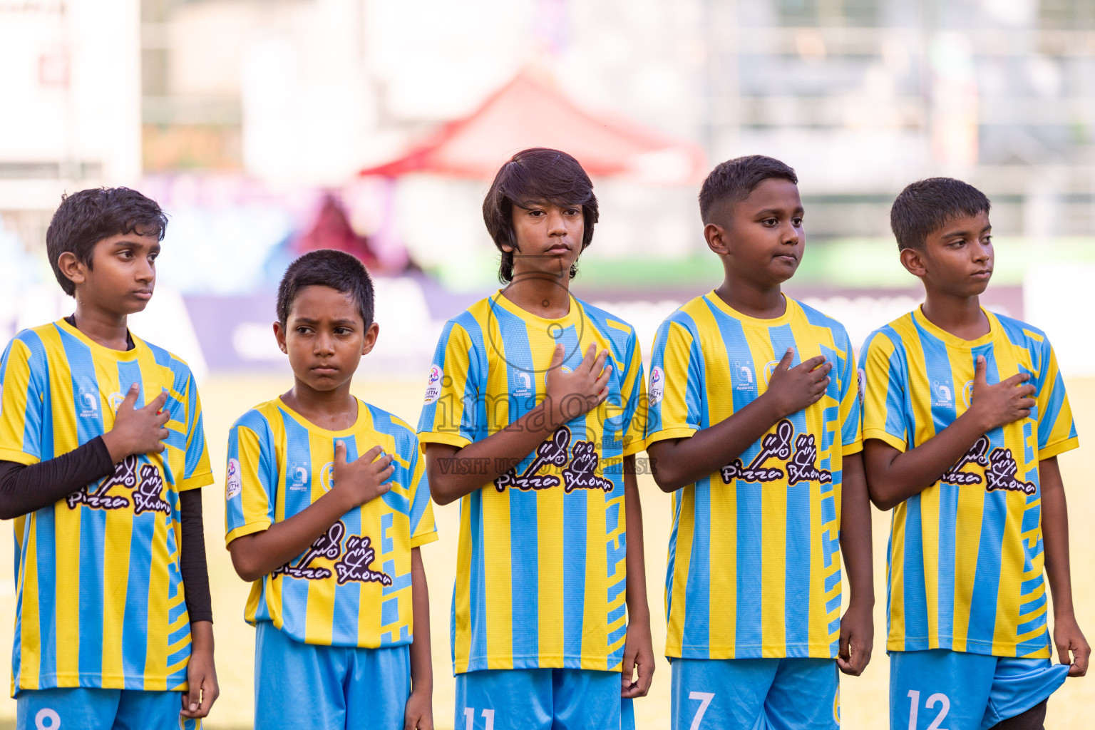 Club Valencia vs Super United Sports (U12) in Day 9 of Dhivehi Youth League 2024 held at Henveiru Stadium on Saturday, 14th December 2024. Photos: Mohamed Mahfooz Moosa / Images.mv