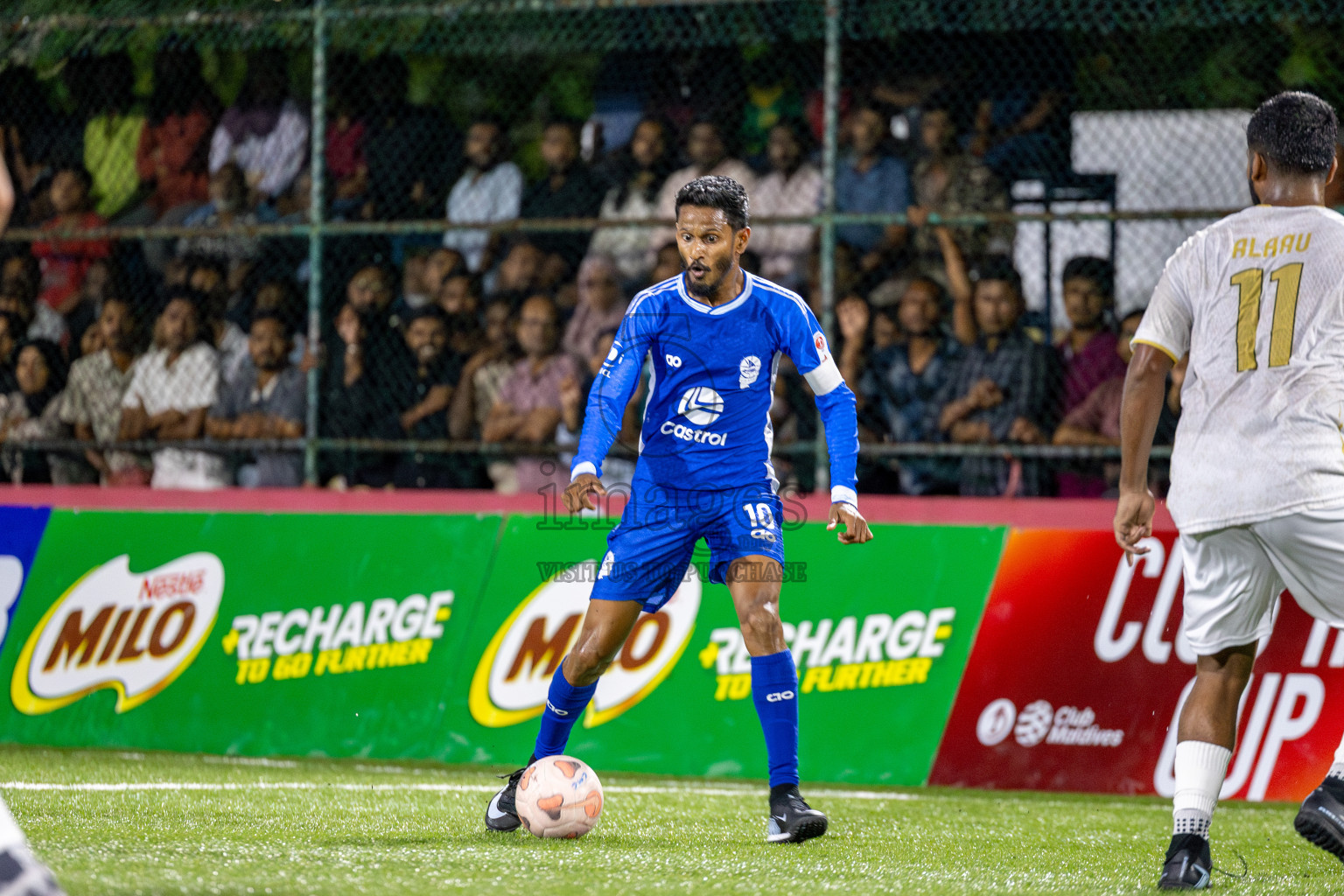 Club MTCC vs Dhivehi Sifainge Club (DSC) in Day 14 of Club Maldives Cup 2025 was held in Rehendhi Futsal Ground, Hulhumale', Maldives on Tuesday, 14th October 2025. Photos: Ismail Thoriq / images.mv