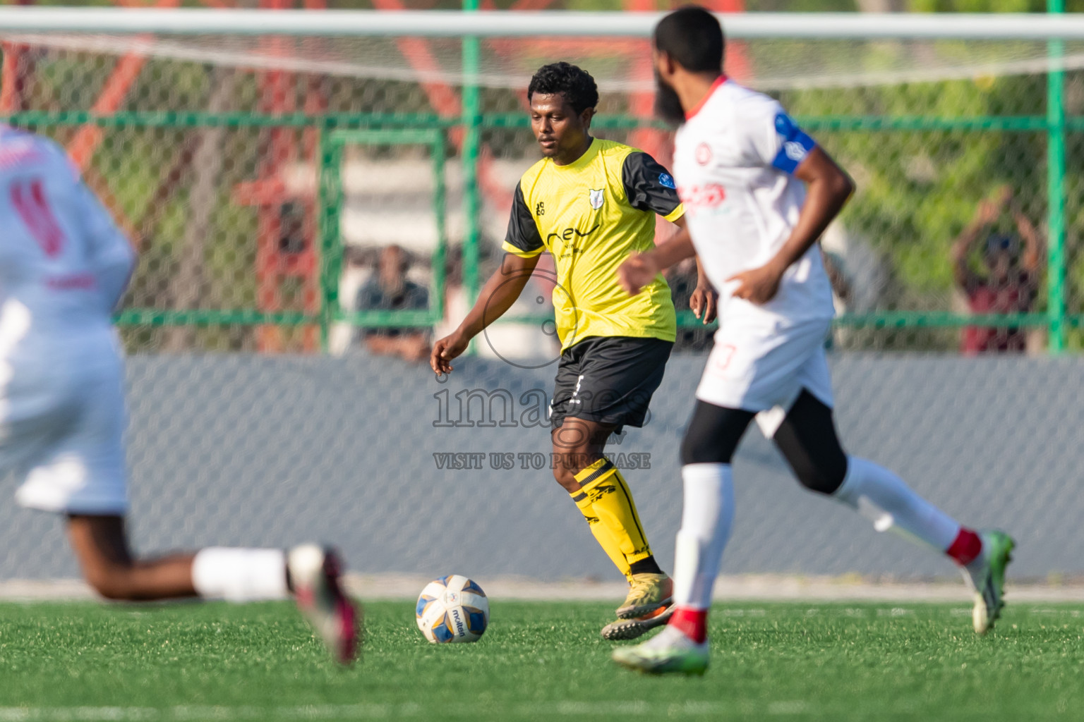 Kanmathi Juniors vs Furious SC from Manadhoo Council Cup 2024 in N Manadhoo Maldives on Monday, 19th February 2023. Photos: Nausham Waheed / images.mv