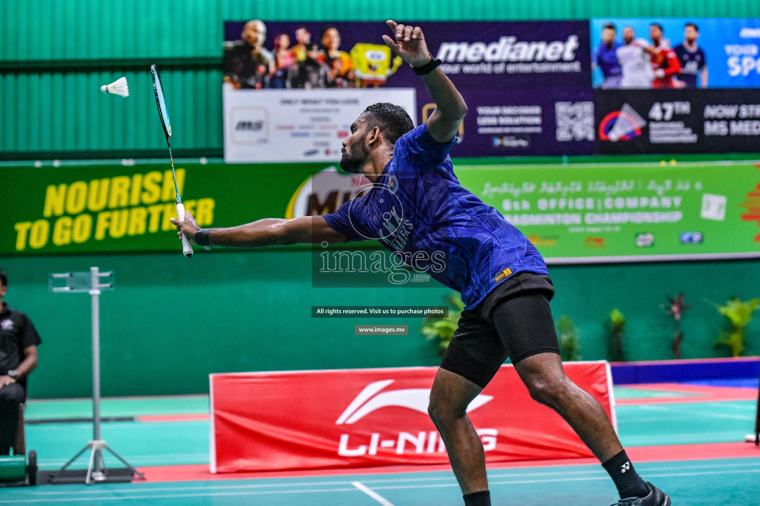 Final of 6th Office Company Badmintion Championship held in Male', Maldives Photos: Nausham Waheed / Images.mv