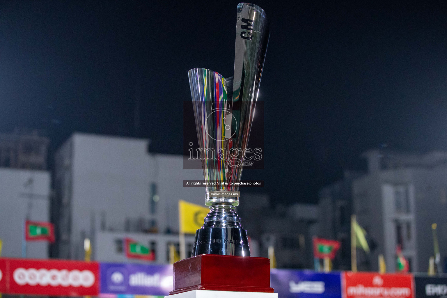 RRC Vs FSM in the Semi Finals of Club Maldives 2021 held in Hulhumale, Maldives on 19 December 2021. Photos: Ismail Thoriq / images.mv