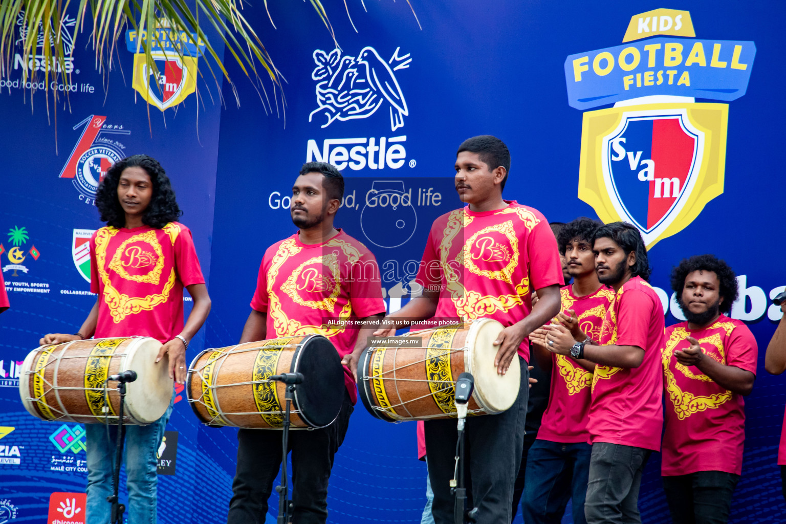 Draw Ceremony of Nestle' Kids Football Fiesta 2023 held in Artificial Beach, Male', Maldives on Saturday, 7th October 2023