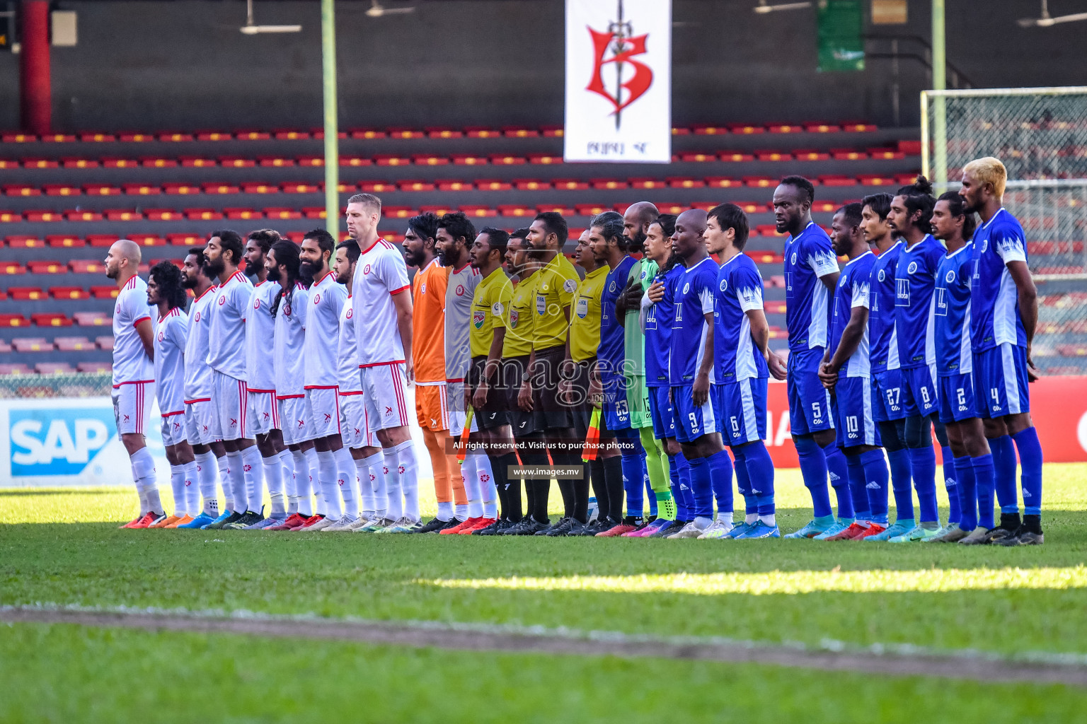 Buru Sports Club vs New Radiant Sports Club in the 2nd Division 2022 on 14th Aug 2022, held in National Football Stadium, Male', Maldives Photos: Nausham Waheed / Images.mv