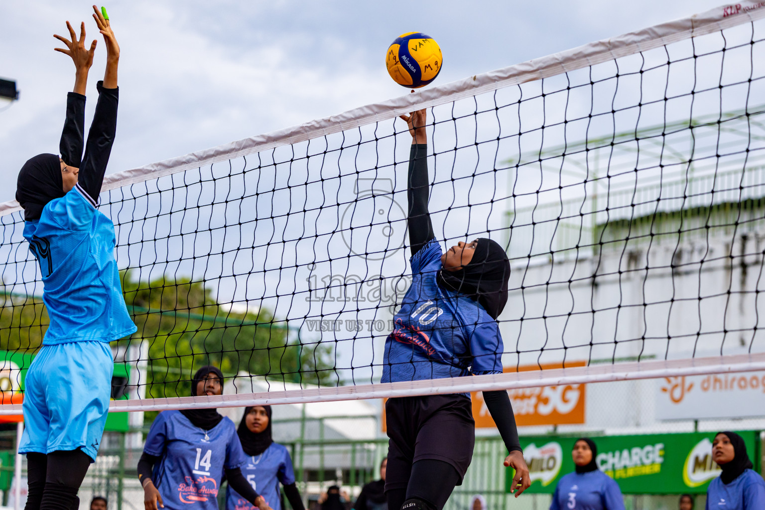 Addu Sports Club vs Club Volleyball in Milo National Junior Volleyball Championship 2025 Day 3 was held on Monday, 24th November 2025 at Ekuveni Turf Court Male', Maldives. Photos: Nausham Waheed / images.mv