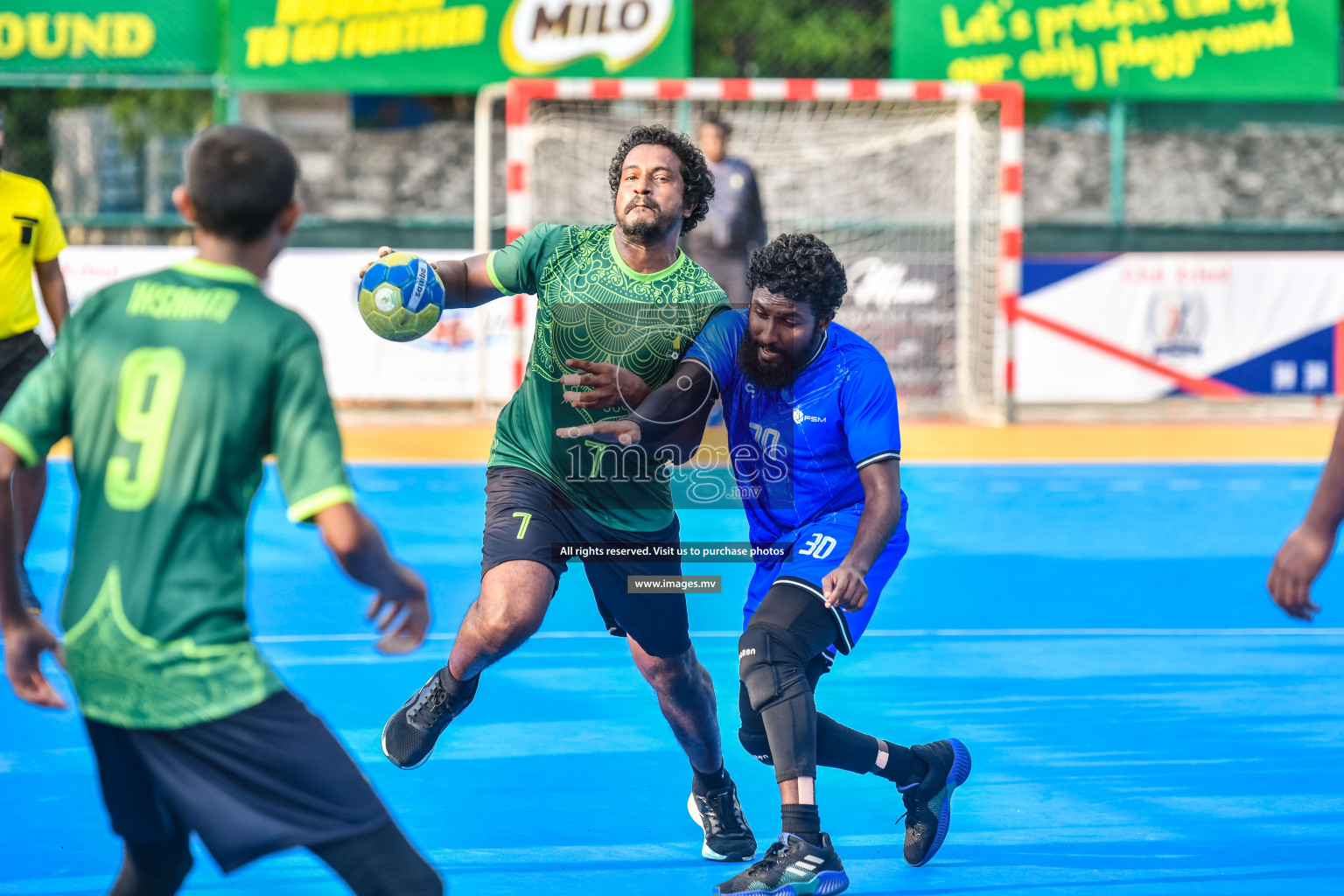 Day 11 of Milo 6th Inter Office Handball Tournament 2022 - Photos by Nausham Waheed