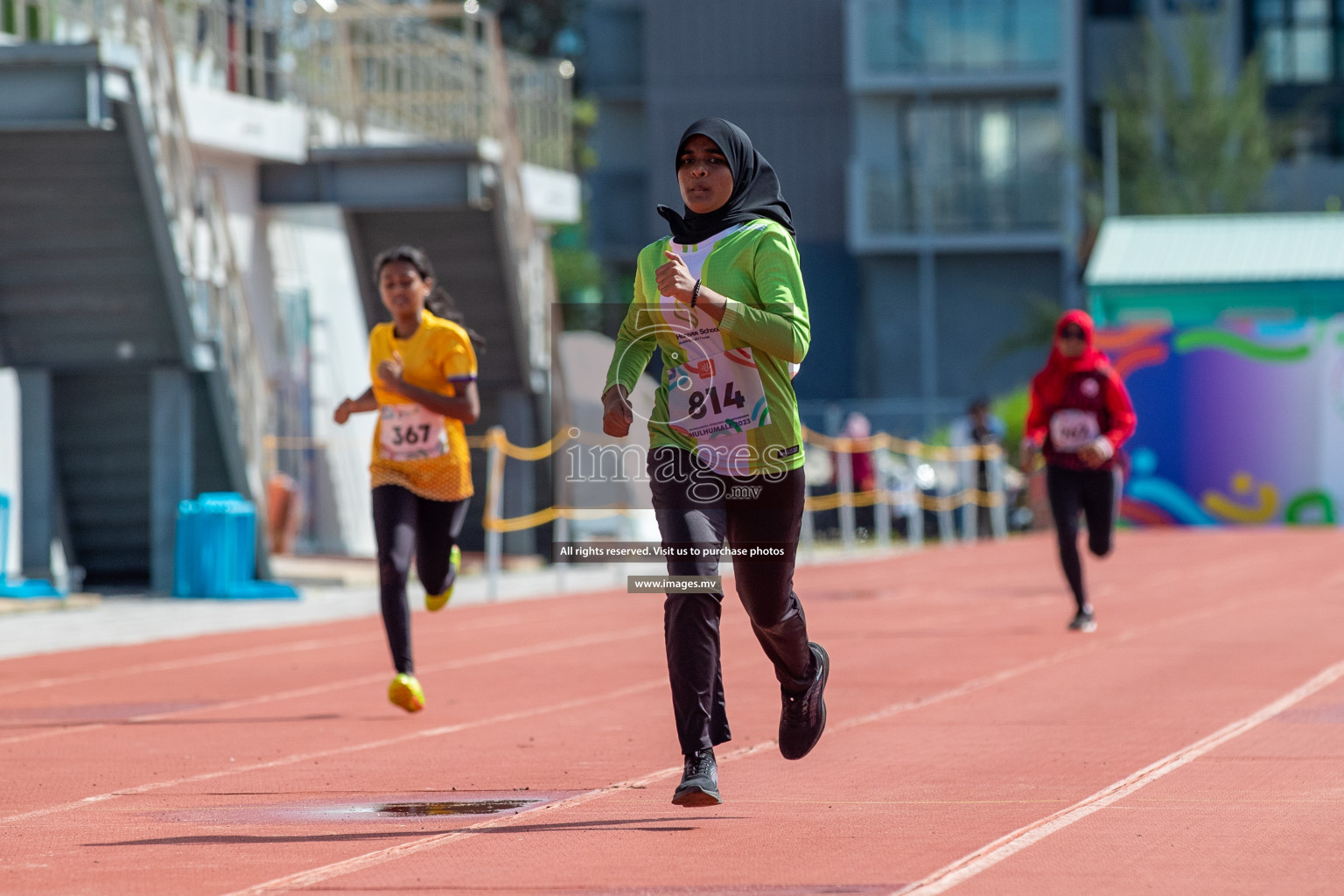 Day two of Inter School Athletics Championship 2023 was held at Hulhumale' Running Track at Hulhumale', Maldives on Sunday, 15th May 2023. Photos: Nausham Waheed / images.mv