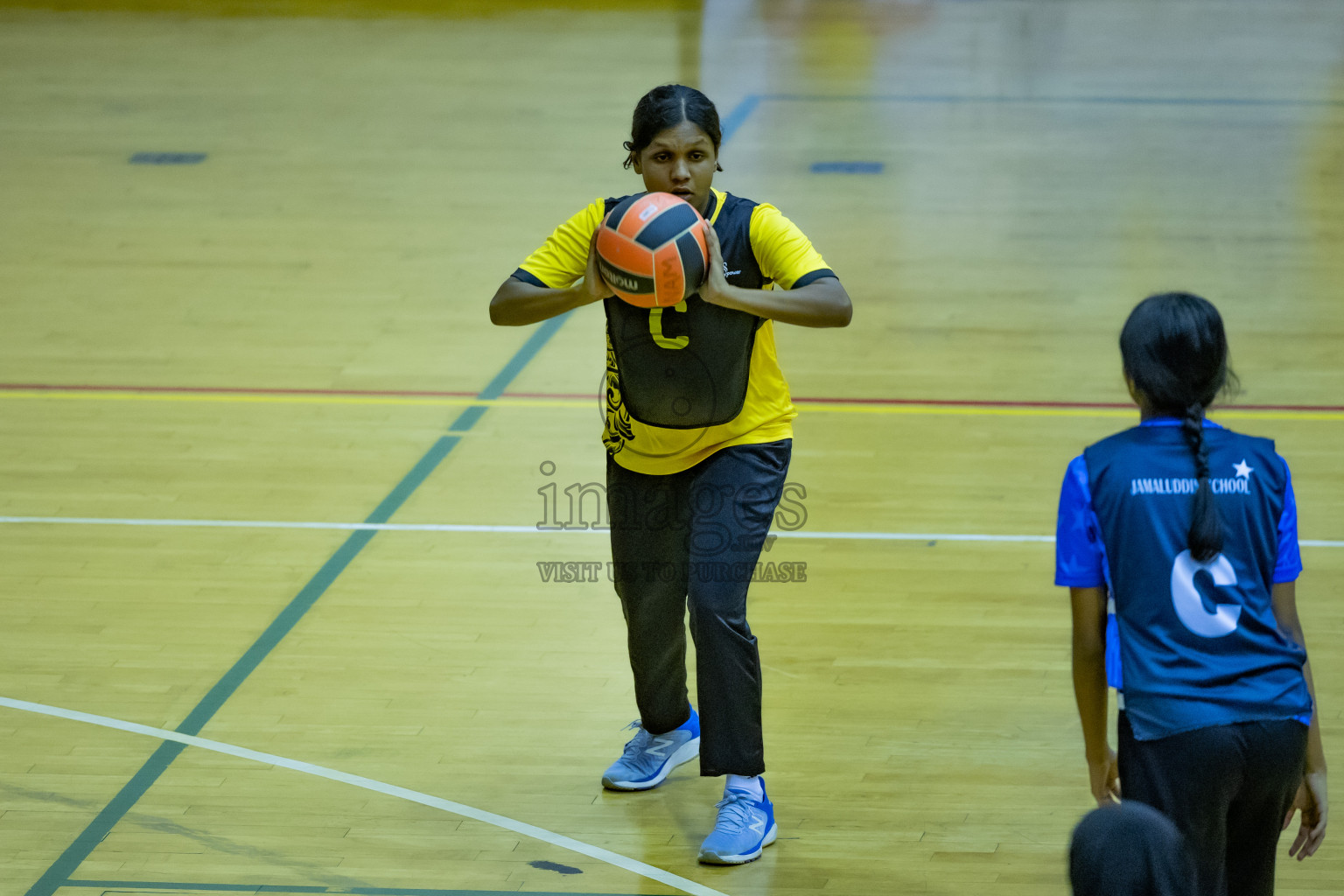 Day 12 of 25th Inter-School Netball Tournament was held in Social Center at Male', Maldives on Thursday, 22nd August 2024.