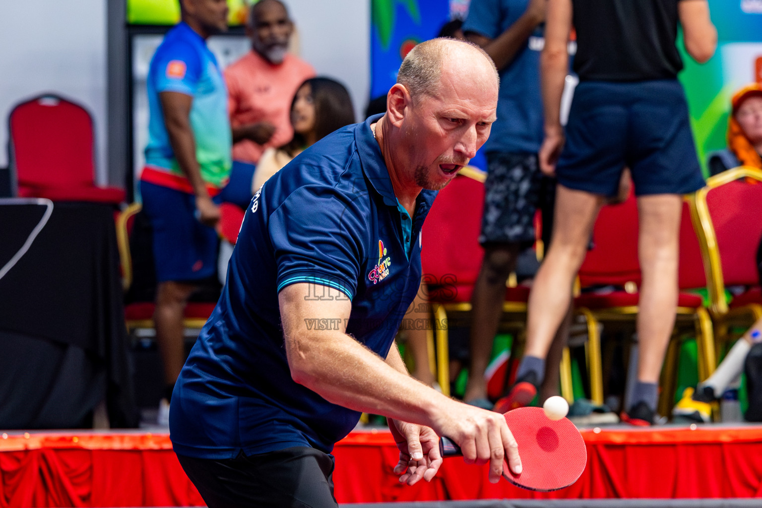 Day 3 of 1st Thoddoo Masters Table Tennis Tournament was held on Saturday, 23rd August 2025 in AA Thoddoo, Maldives. Photos: Nausham Waheed / images.mv