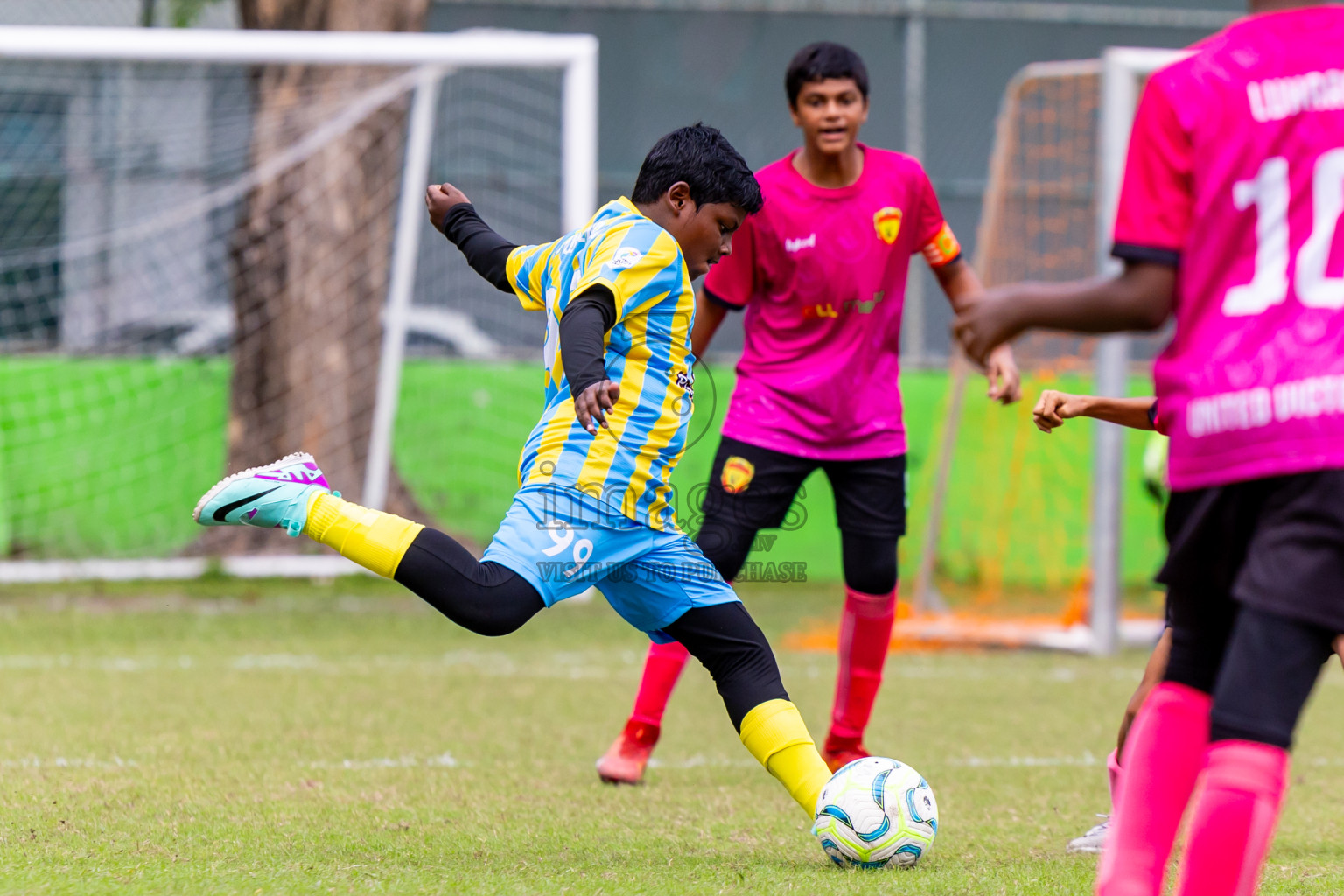 Under 12 United Victory vs Valancia on day 3 of Dhivehi Youth League 2024 held at Henveiru Stadium on Saturday, 23rd November 2024. Photos: Nausham Waheed/ Images.mv