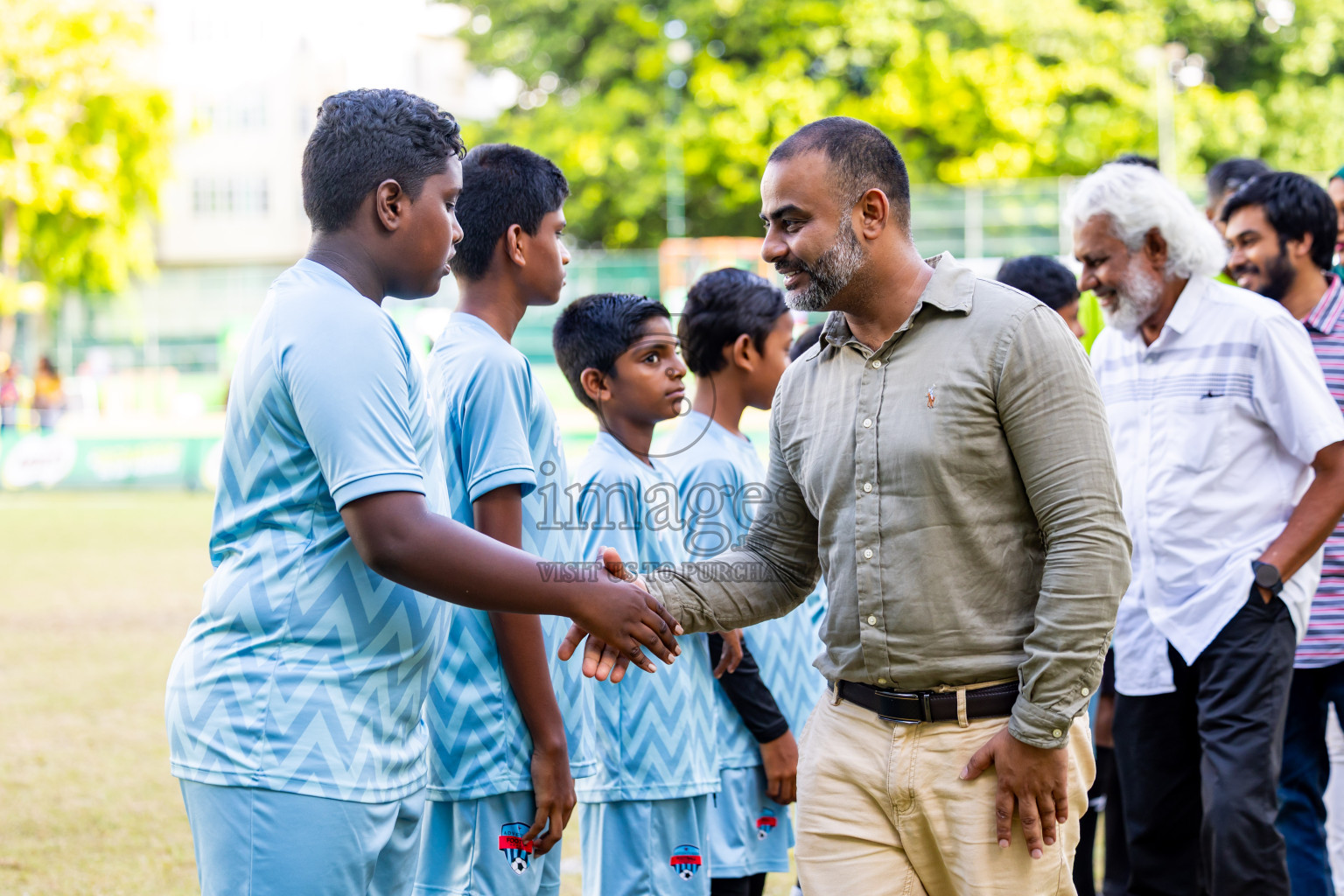 Day 3 of MILO Academy Championship 2025 (U-12) was held at Henveiru Stadium in Male', Maldives on Saturday, 3rd May 2025. Photos: Nausham Waheed / images.mv