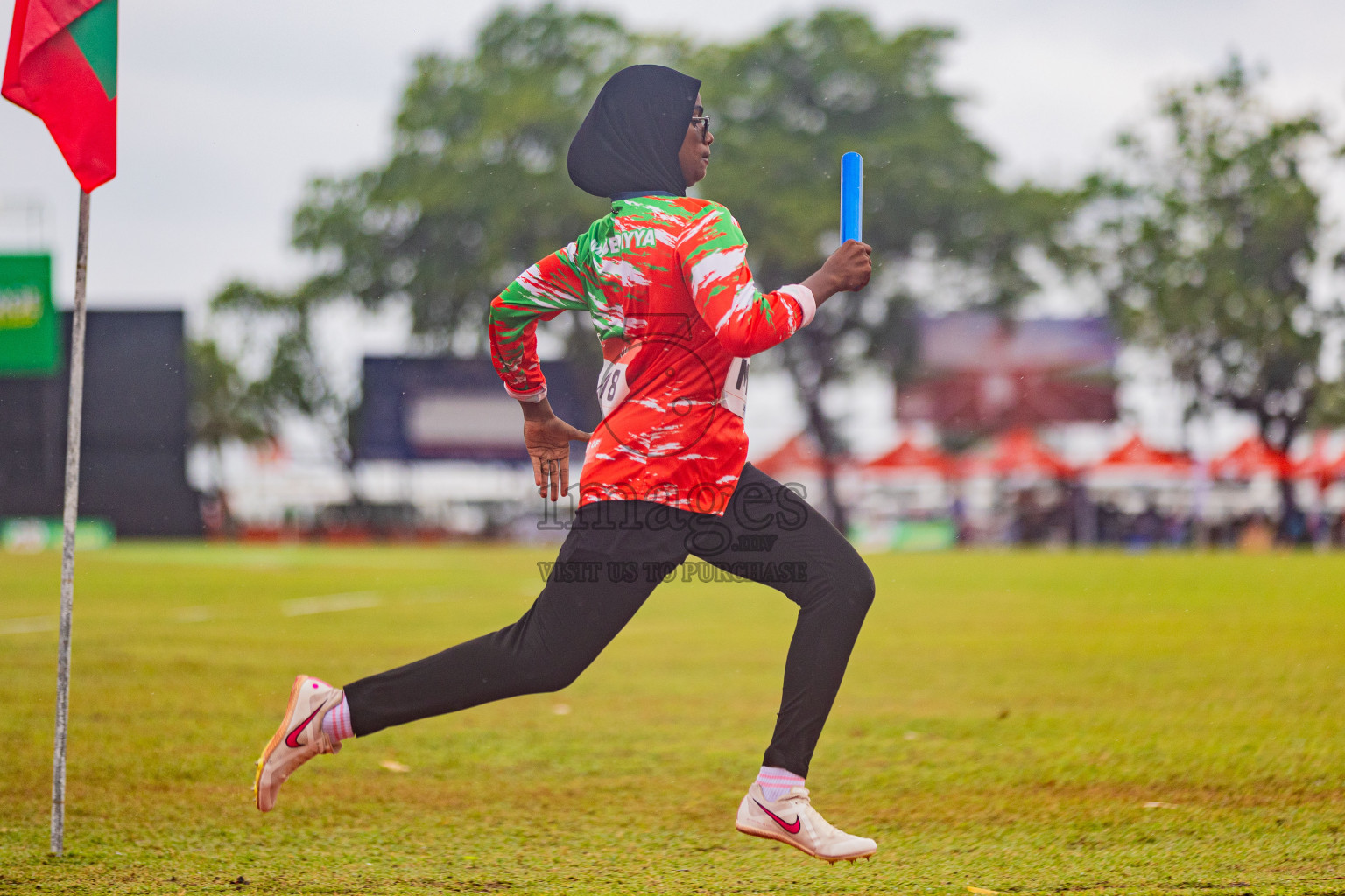 Day 6 of Inter-school Athletics Championship 2025 held in Ekuveni Synthetic Track, Male', Maldives on Sunday, 12th October 2025. Photos by: Areef Adam / Images.mv