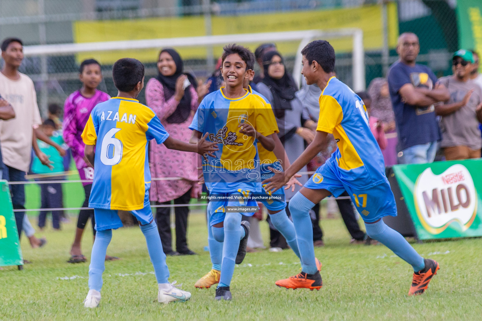 Day 1 of MILO Academy Championship 2023 (U12) was held in Henveiru Football Grounds, Male', Maldives, on Friday, 18th August 2023. 
Photos: Shuu Abdul Sattar / images.mv