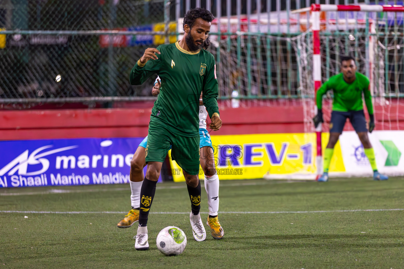 Th Thimarafushi vs Th Guraidhoo in Day 20 of Golden Futsal Challenge 2024 was held on Saturday , 3rd February 2024 in Hulhumale', Maldives Photos: Ismail Thoriq / images.mv