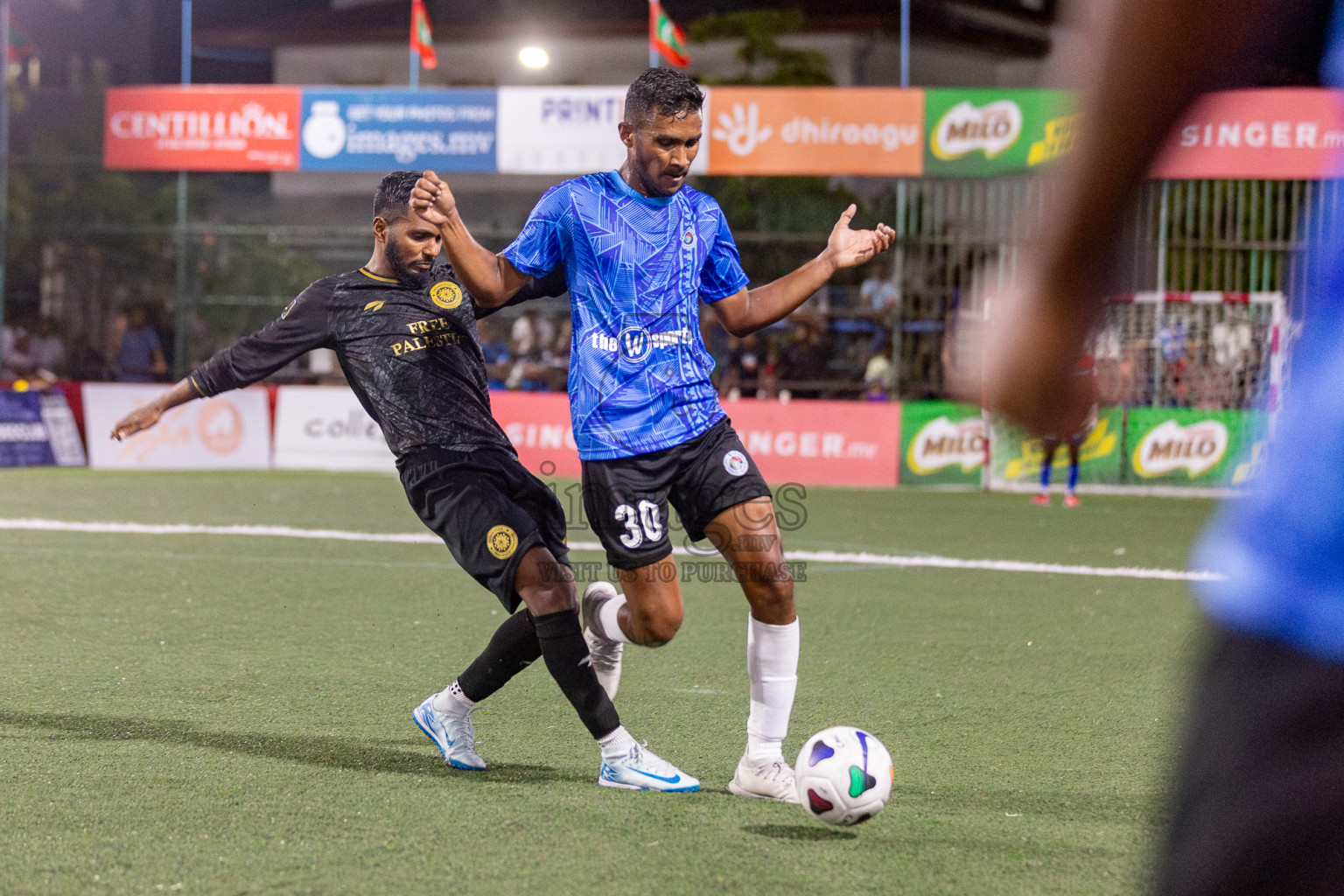 Prison Club vs Police Club in Club Maldives Cup 2024 held in Rehendi Futsal Ground, Hulhumale', Maldives on Saturday, 28th September 2024. Photos: Hassan Simah / images.mv