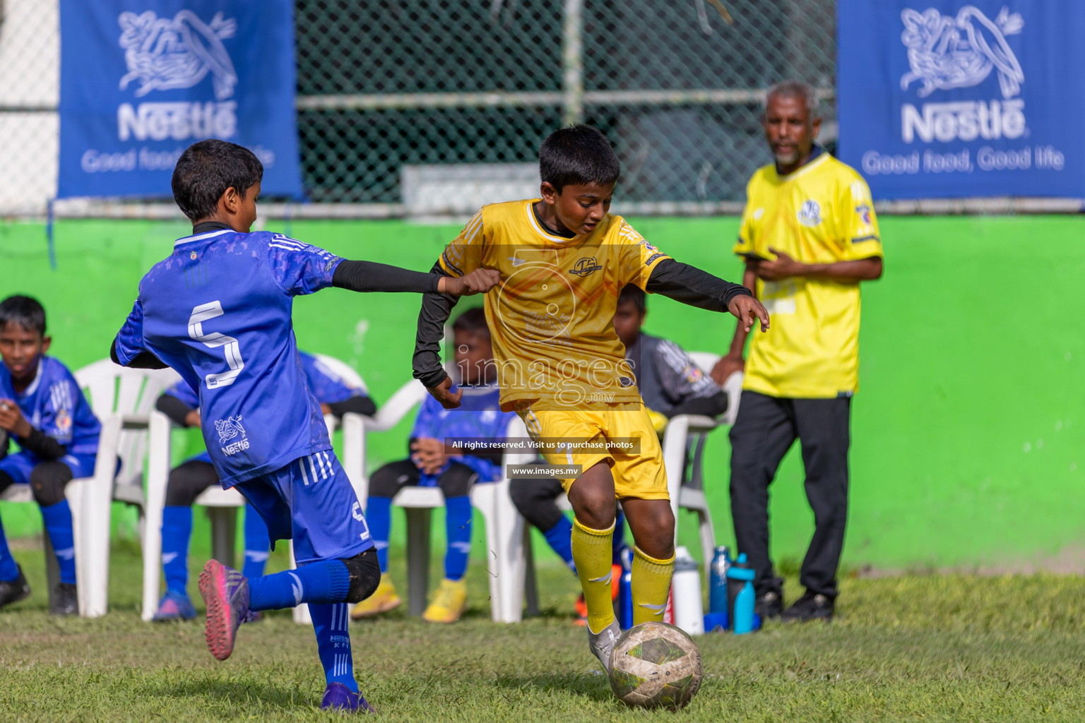 Day 4 of Nestle Kids Football Fiesta, held in Henveyru Football Stadium, Male', Maldives on Saturday, 14th October 2023
Photos: Ismail Thoriq / images.mv